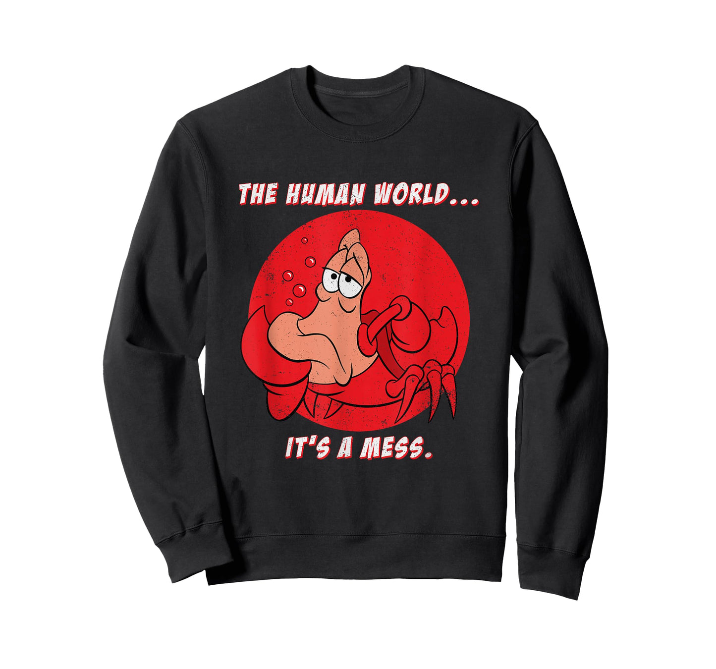 Disney The Little Mermaid Sebastian The Human World T-Shirt Small