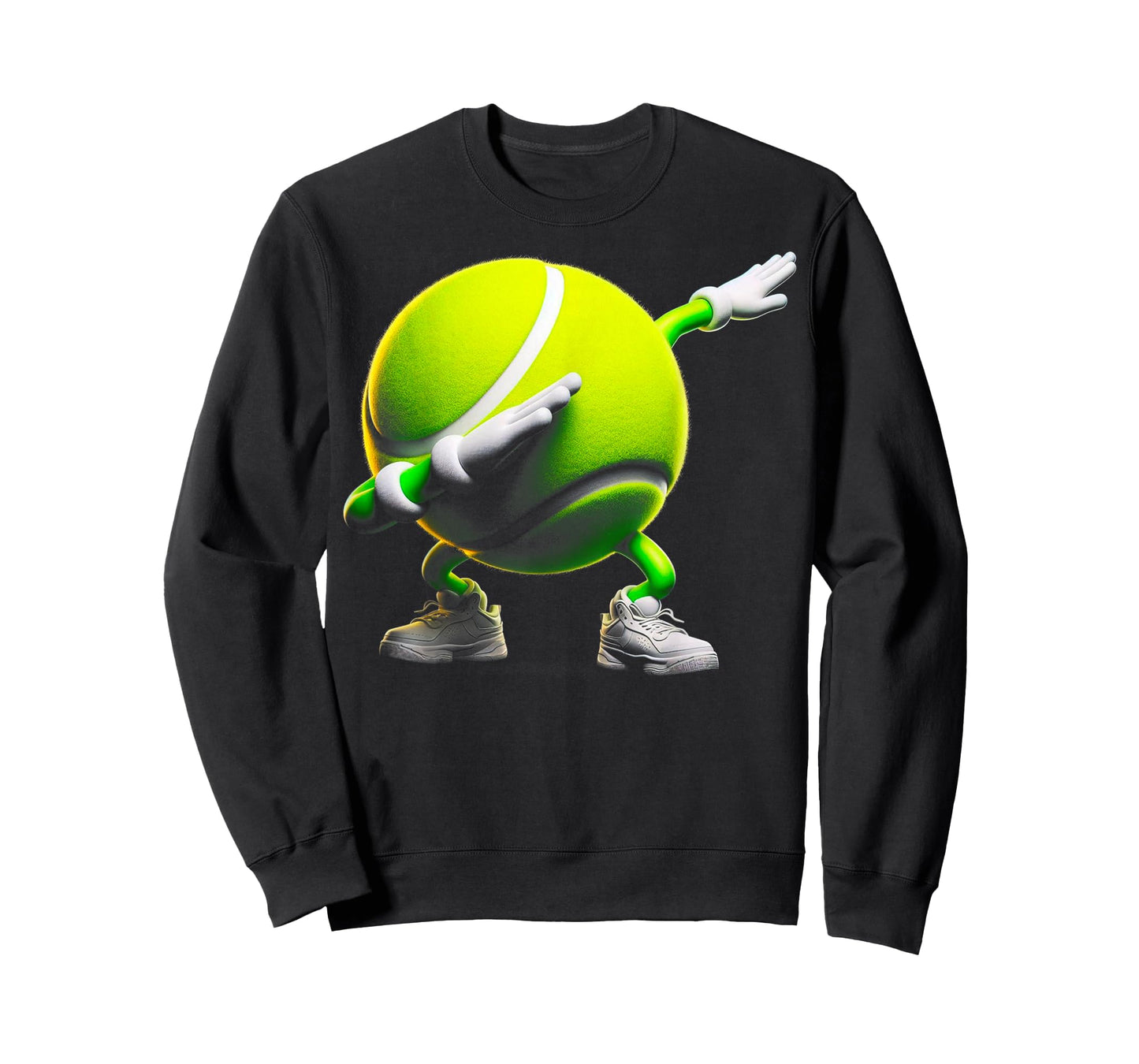 Funny Dabbing Dab Tennis Ball Joke Tee Tennis Player T-Shirt