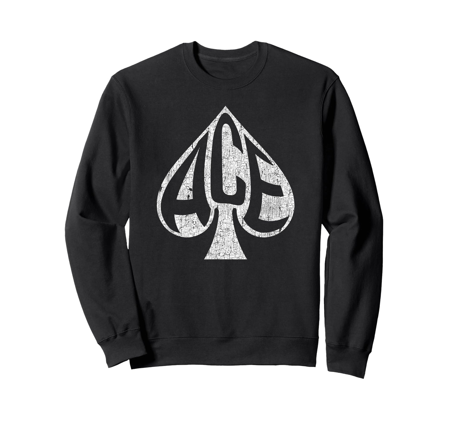 Vintage Ace of Spades Texas Hold'em Playing Card T-Shirt T-Shirt