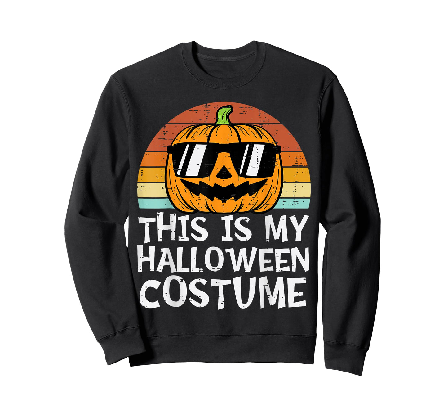 This Is My Halloween Costume Pumpkin Retro Halloween Costume T-Shirt