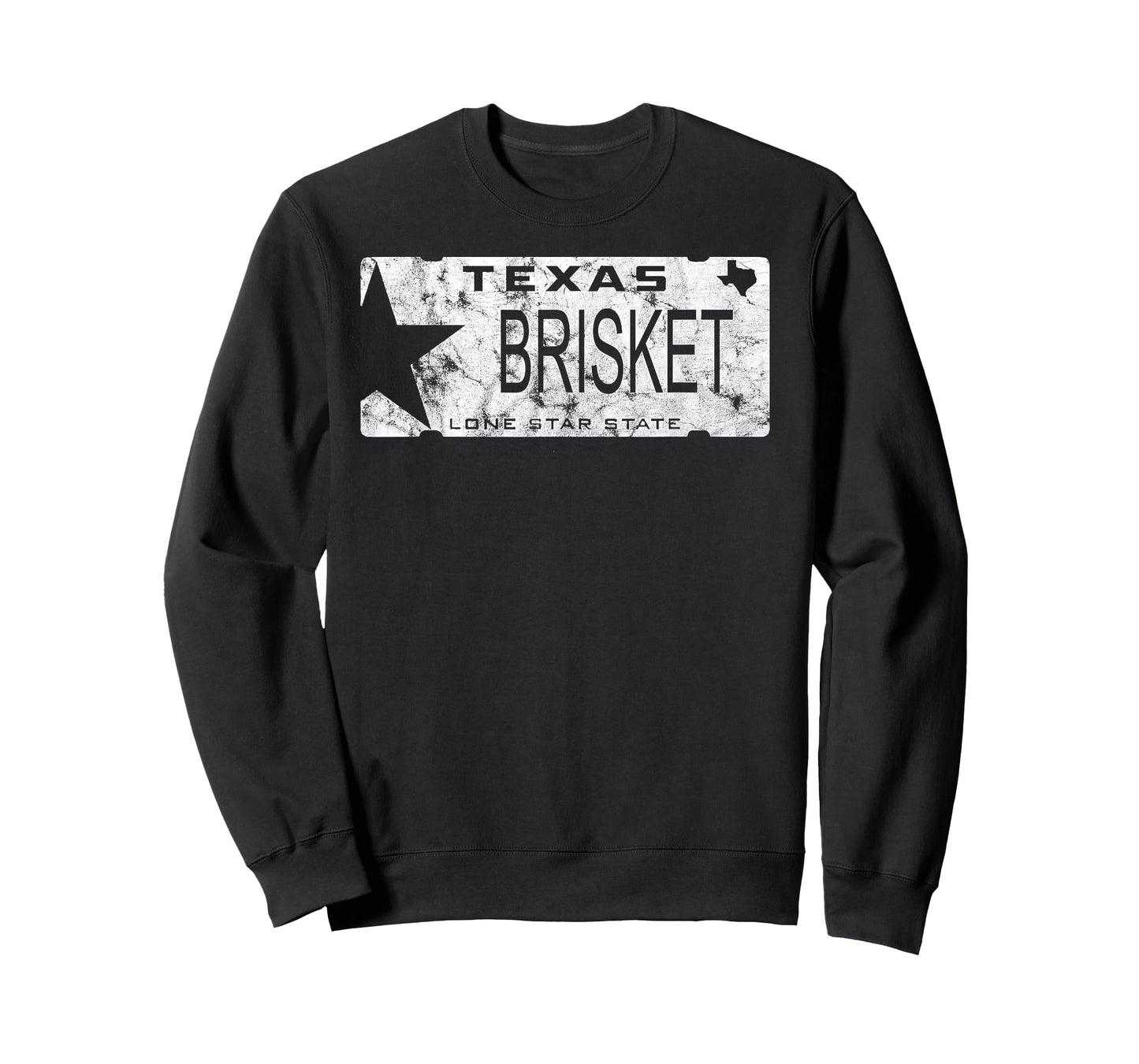 State Of Texas Brisket License Plate BBQ Pitmaster Tshirt T-Shirt