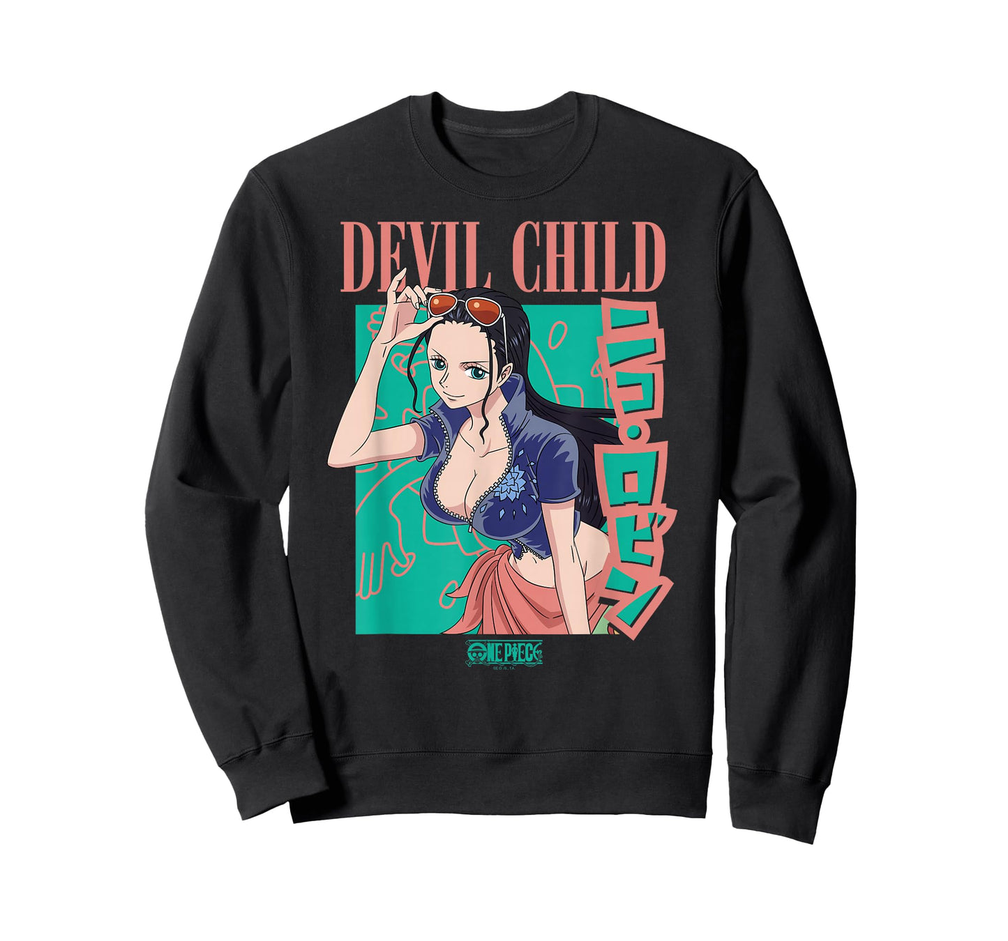 One Piece Anime Retro 90's Devil Child Robin T-Shirt
