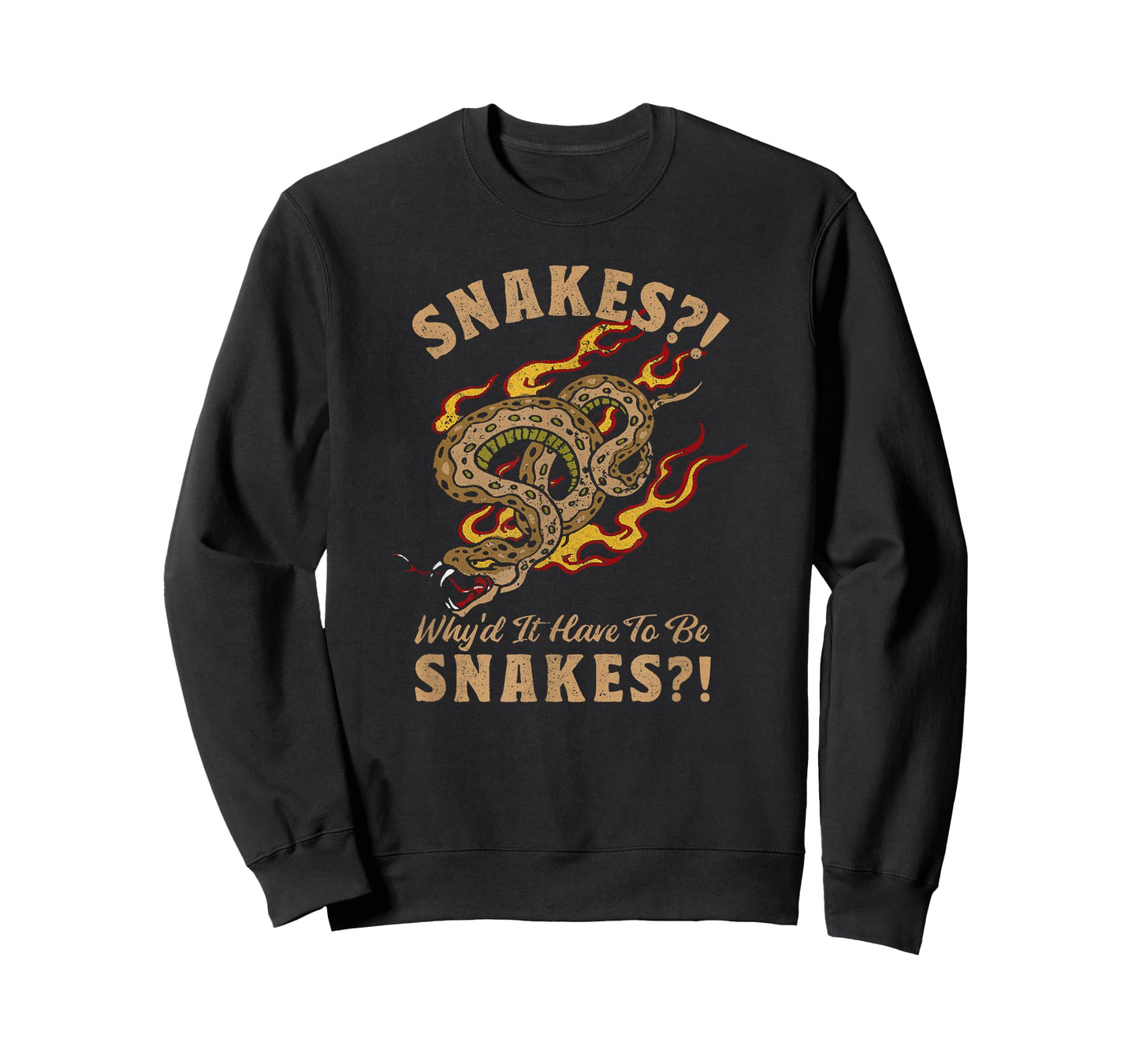 Indiana Jones Raiders of The Lost Ark Why Snakes Quote T-Shirt