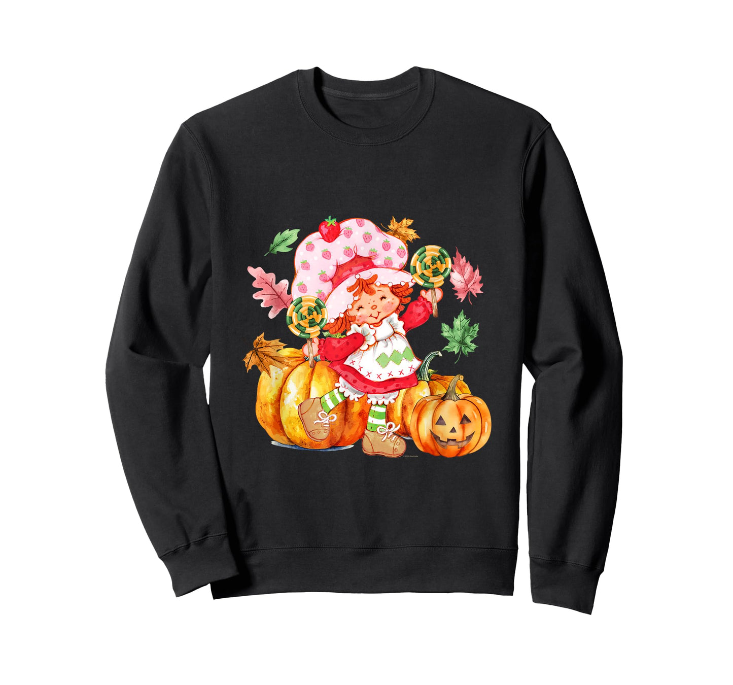 Strawberry Shortcake Halloween Pumpkins And Candy Fall Vibes T-Shirt