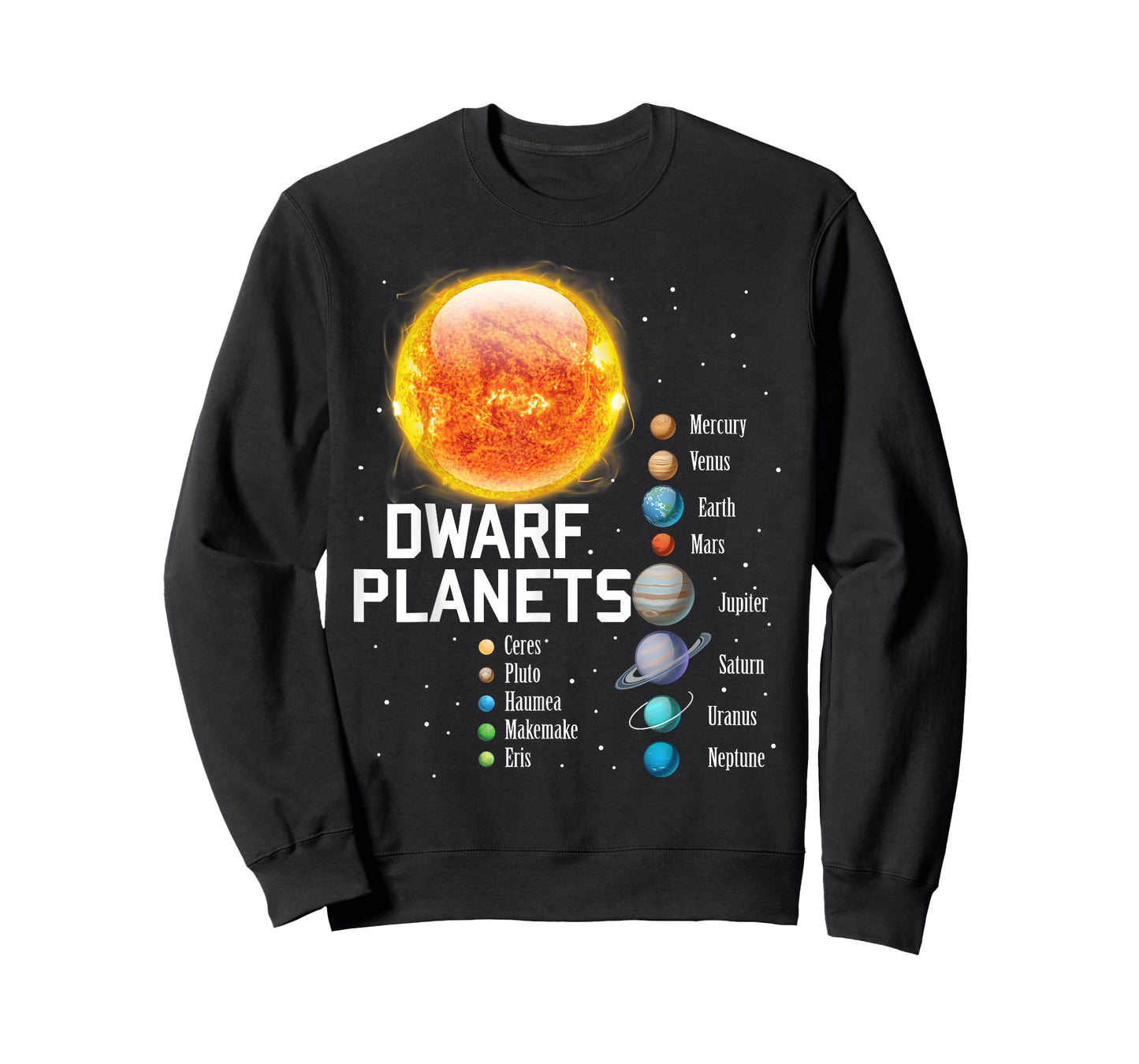 Solar System Planets Outer Space Astronaut Lover Kids Gift T-Shirt