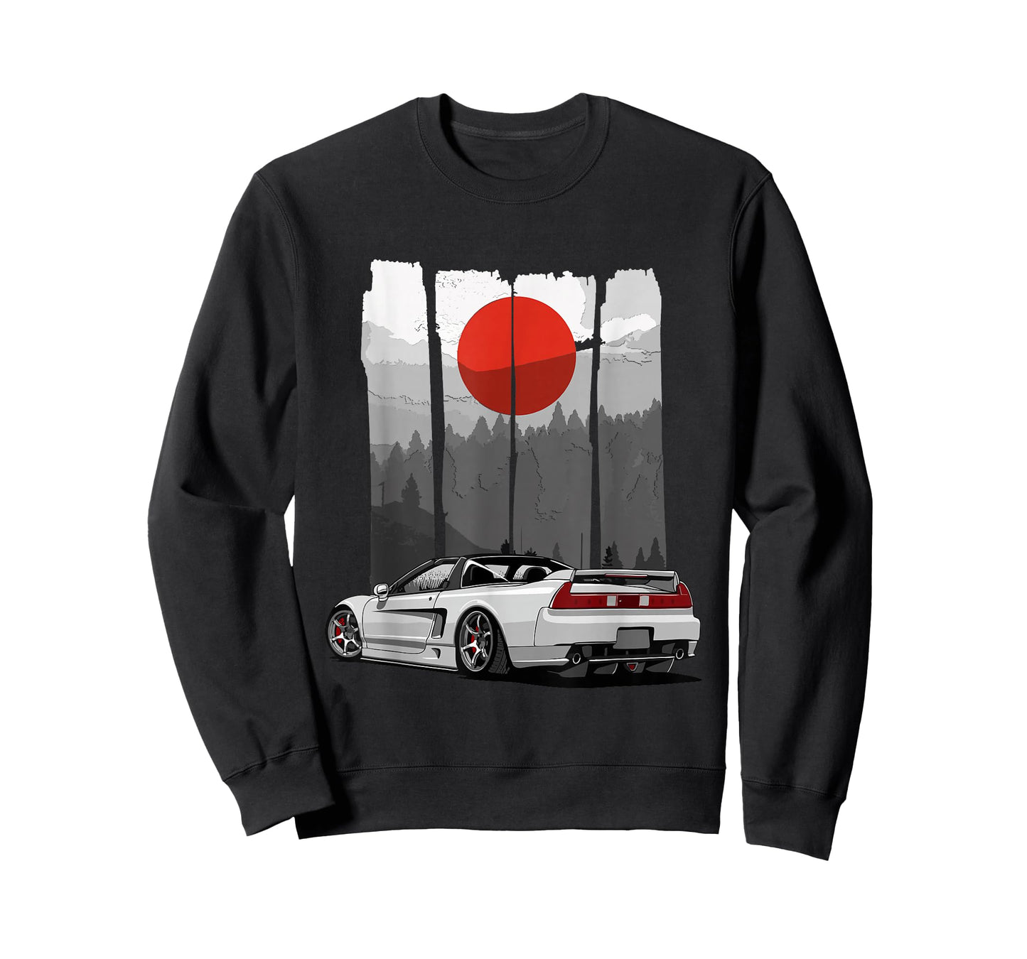 JDM NSX Car Tuning Japan Rising Sun Drift Import T-Shirt Small