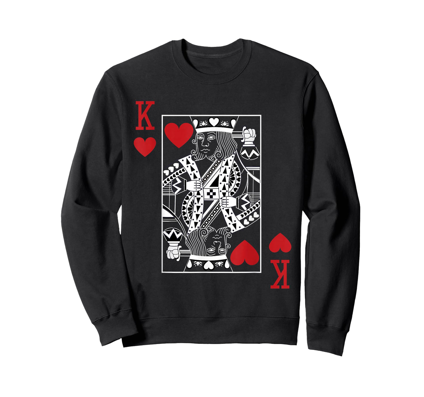 King Of Hearts Playing Cards Casino Poker Magician Costume T-Shirt