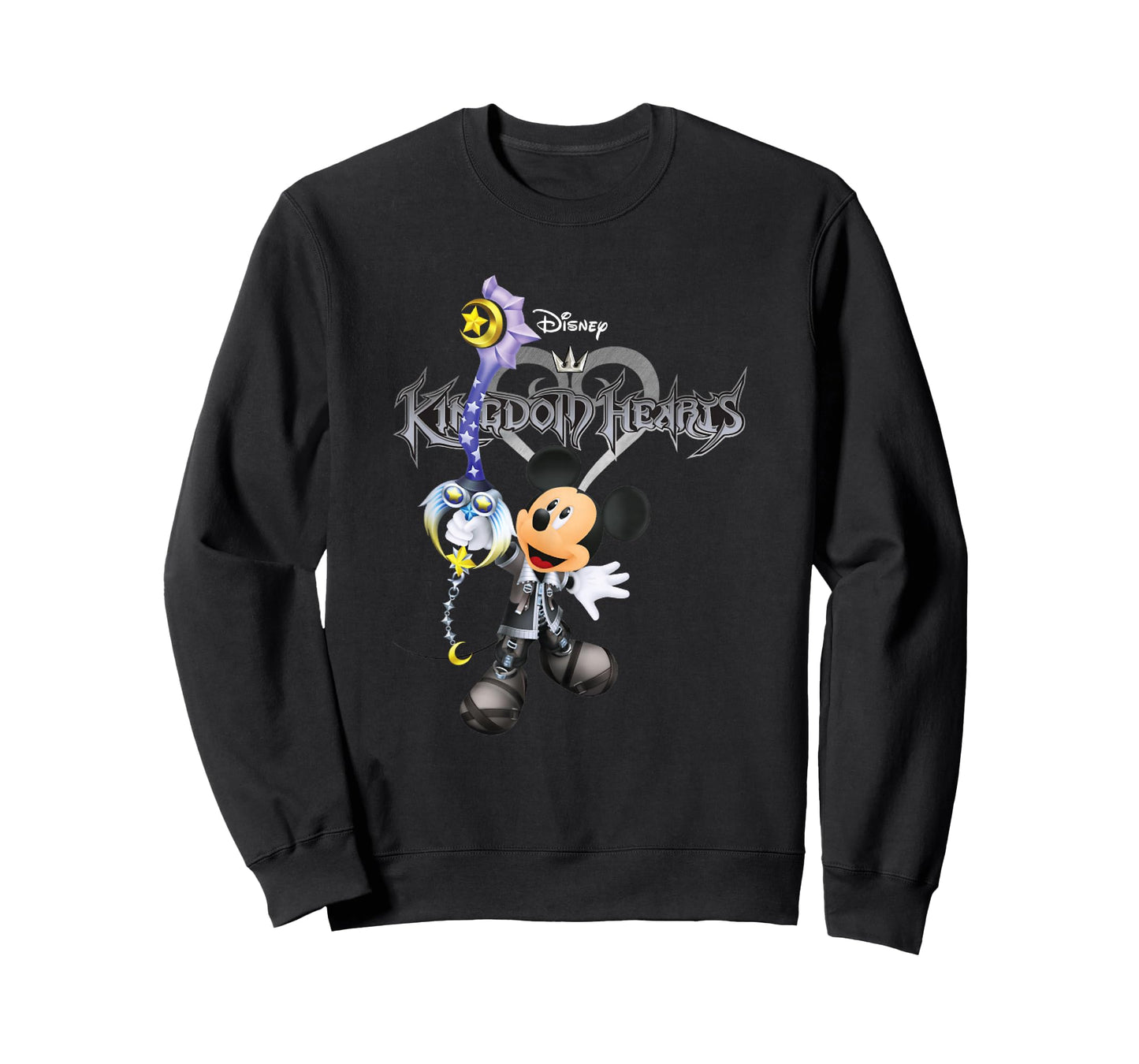 Disney Kingdom Hearts Mickey Mouse Keyblade Vintage Logo T-Shirt