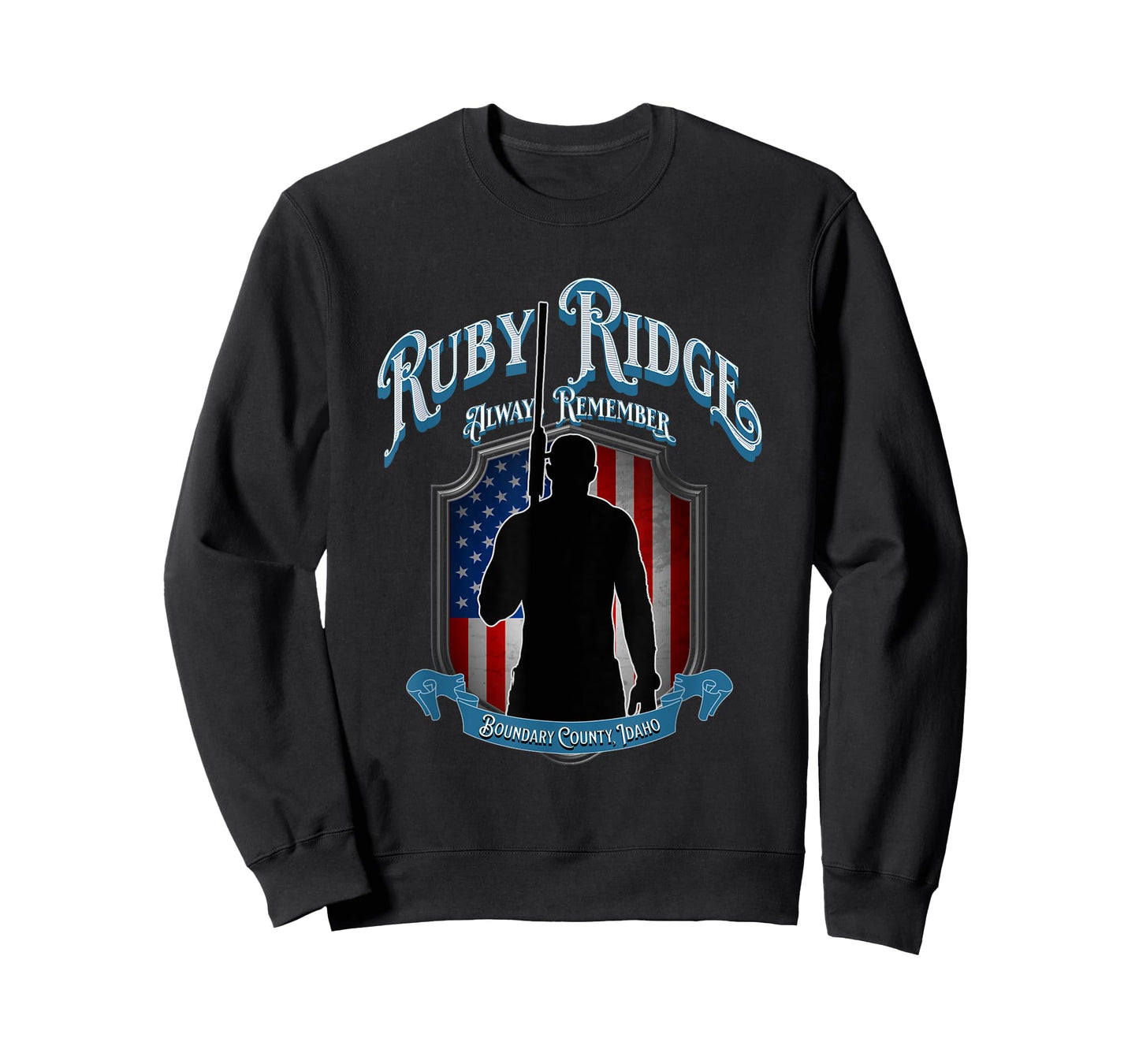 Ruby Ridge Always Remember Boundary County Idaho 1992 T-Shirt