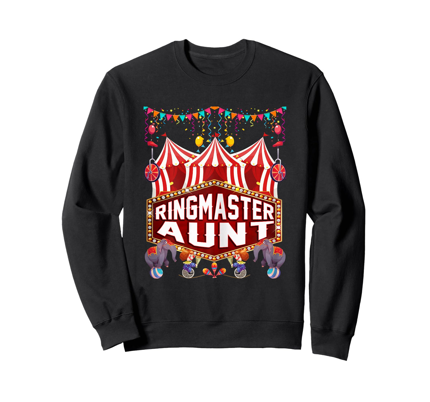Ringmaster Aunt Shirt Circus Carnival Birthday Party T-Shirt