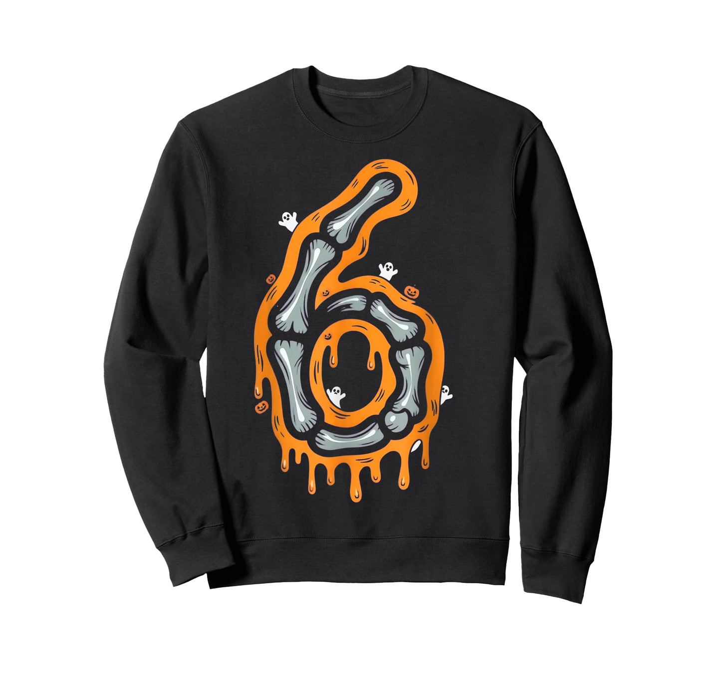 Six Seven Meme 6 7 Skeleton Halloween Costume Couple T-Shirt