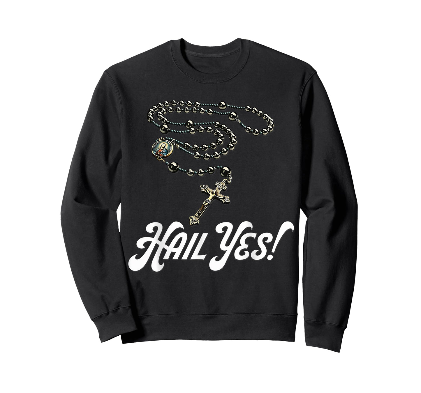 Pray The Rosary Blessed Mother Catholic T-Shirt