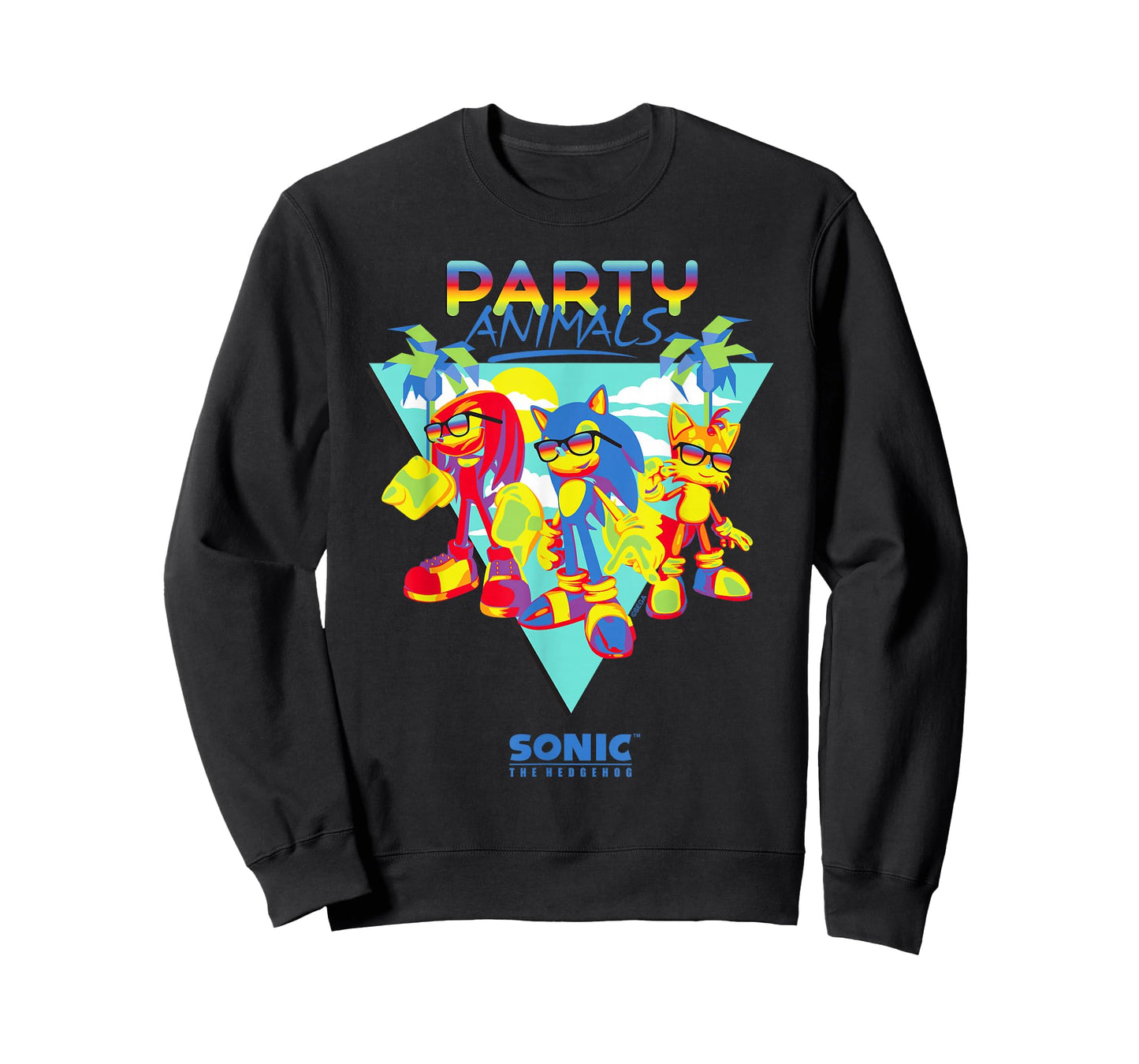 Sonic the Hedgehog - "Party Animals" Sonic, Tails, Knuckles T-Shirt