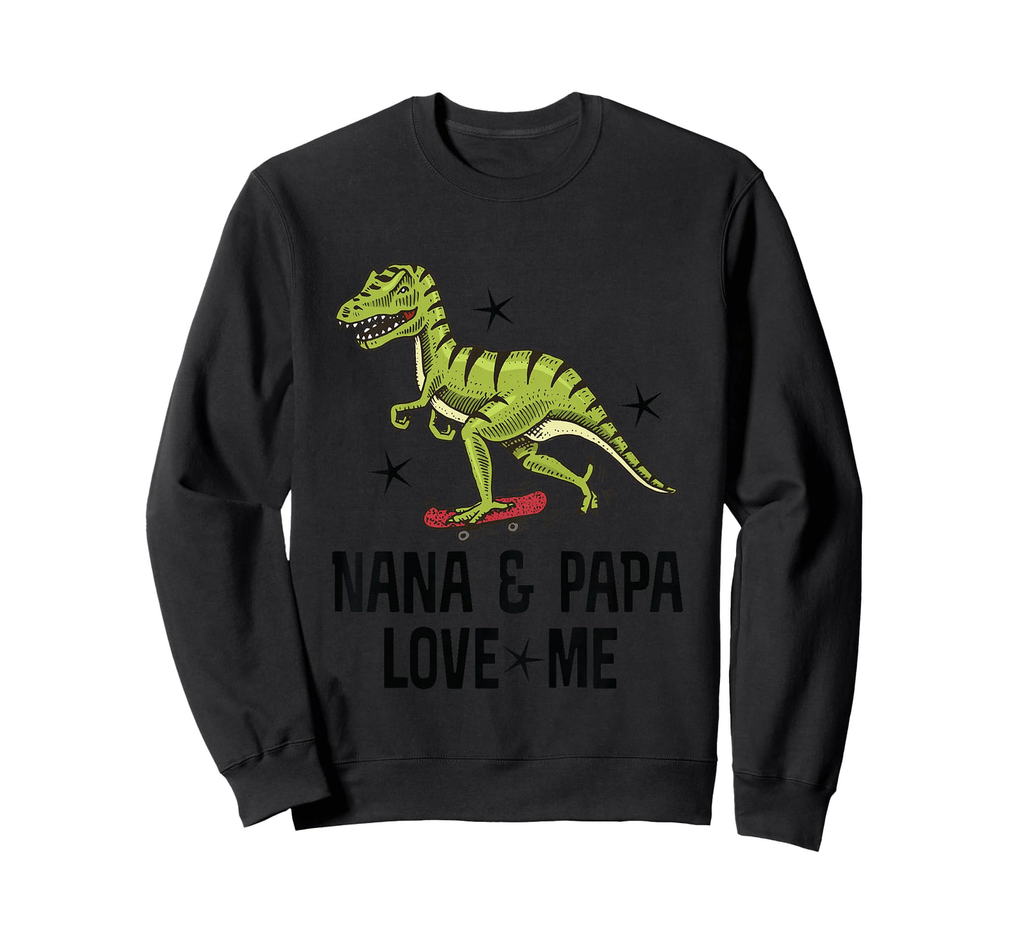 Nana and Papa Love Me Grandson Dinosaur T-Shirt