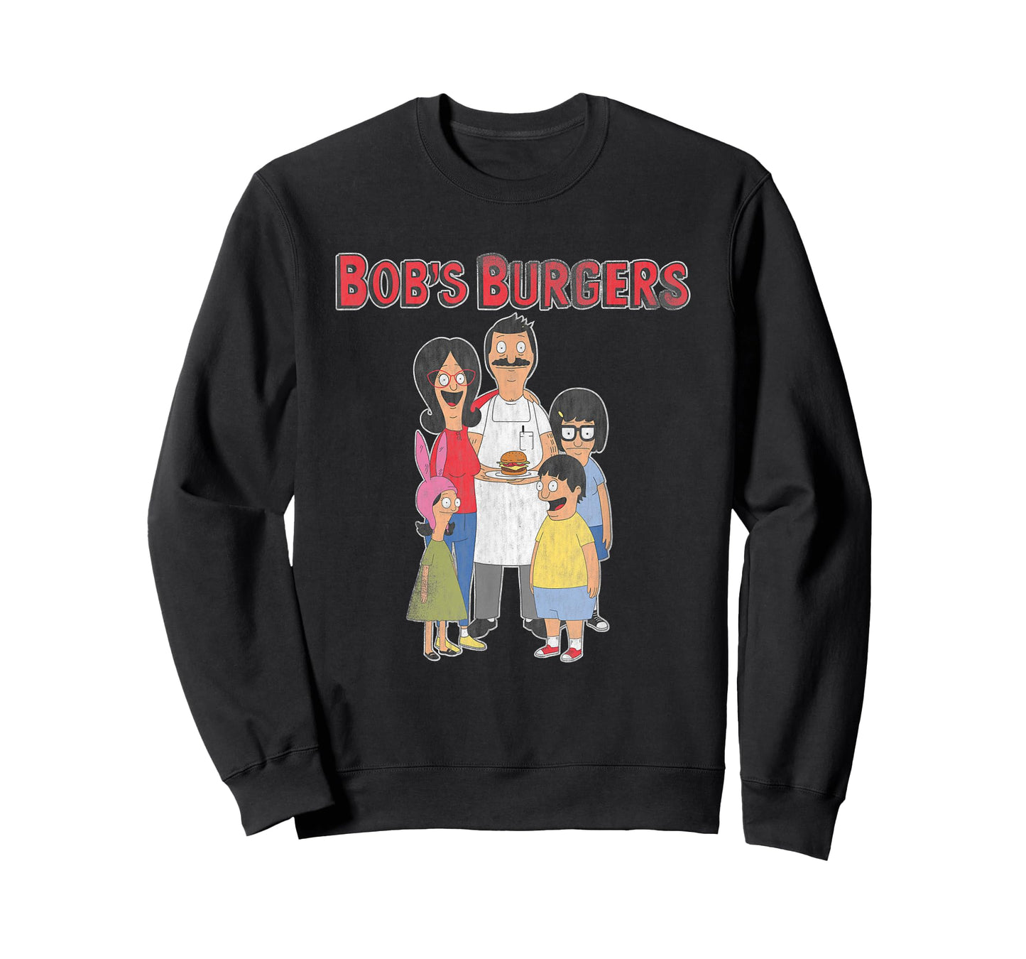 Bob's Burgers Retro Cartoon Family T-Shirt