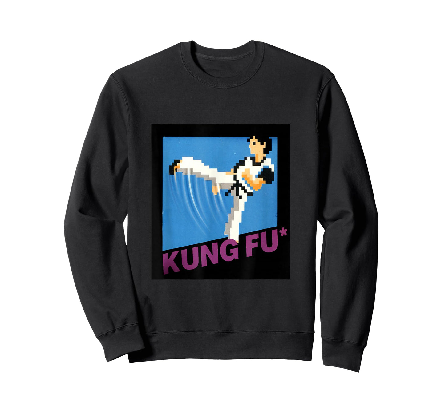 Kung Fu Kick 8 Bit Old School Video Game T-Shirt