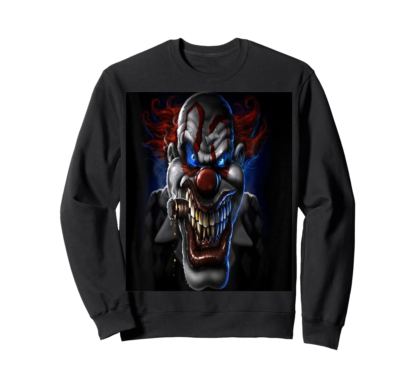 Evil Clown And Cigar Standard T Shirts T-Shirt