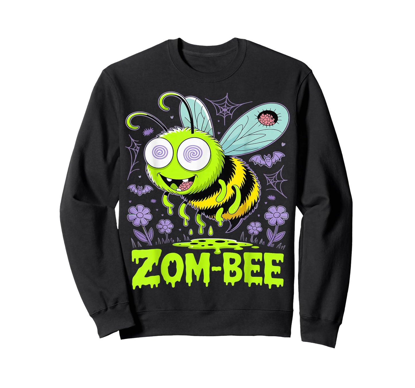 Zom-Bee Cute Zombie Bee Funny Halloween Tee T-Shirt