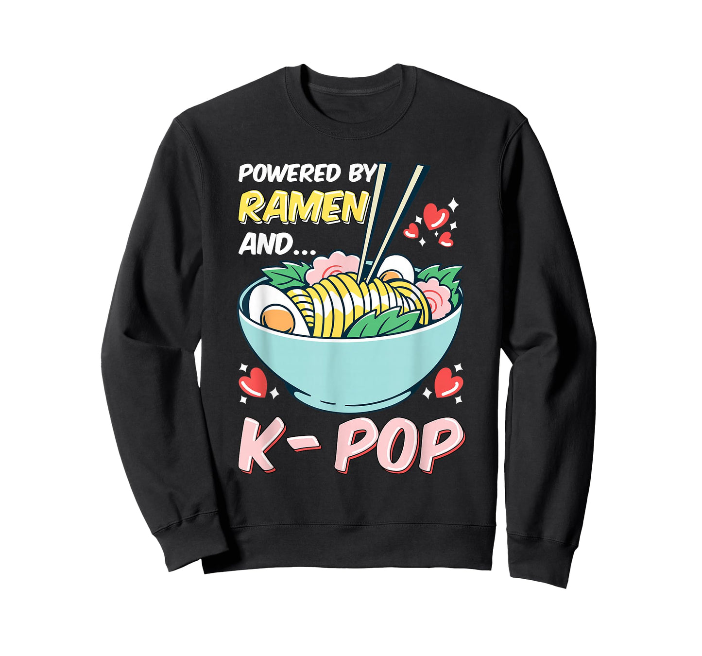 Powered By K-Pop and Ramen T-Shirt
