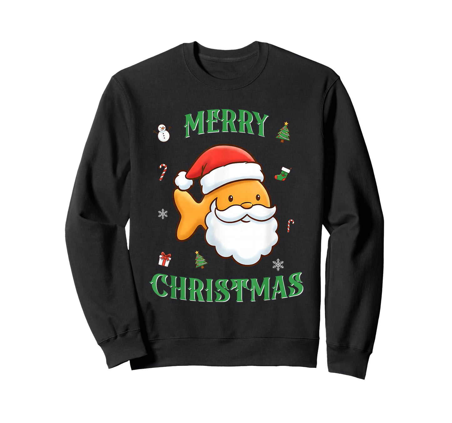 Santa Goldfish Cracker T-Shirt