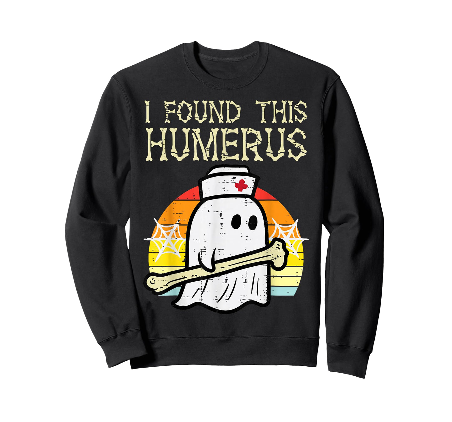 Halloween Nurse Found This Humerus Scrub Top Costume Women T-Shirt