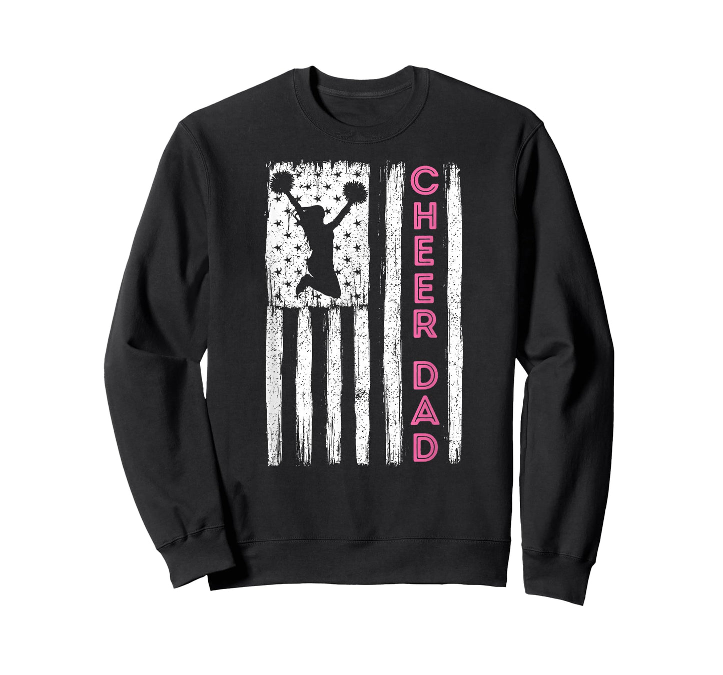 Cheer Dad Pink Cheerleading T-Shirt