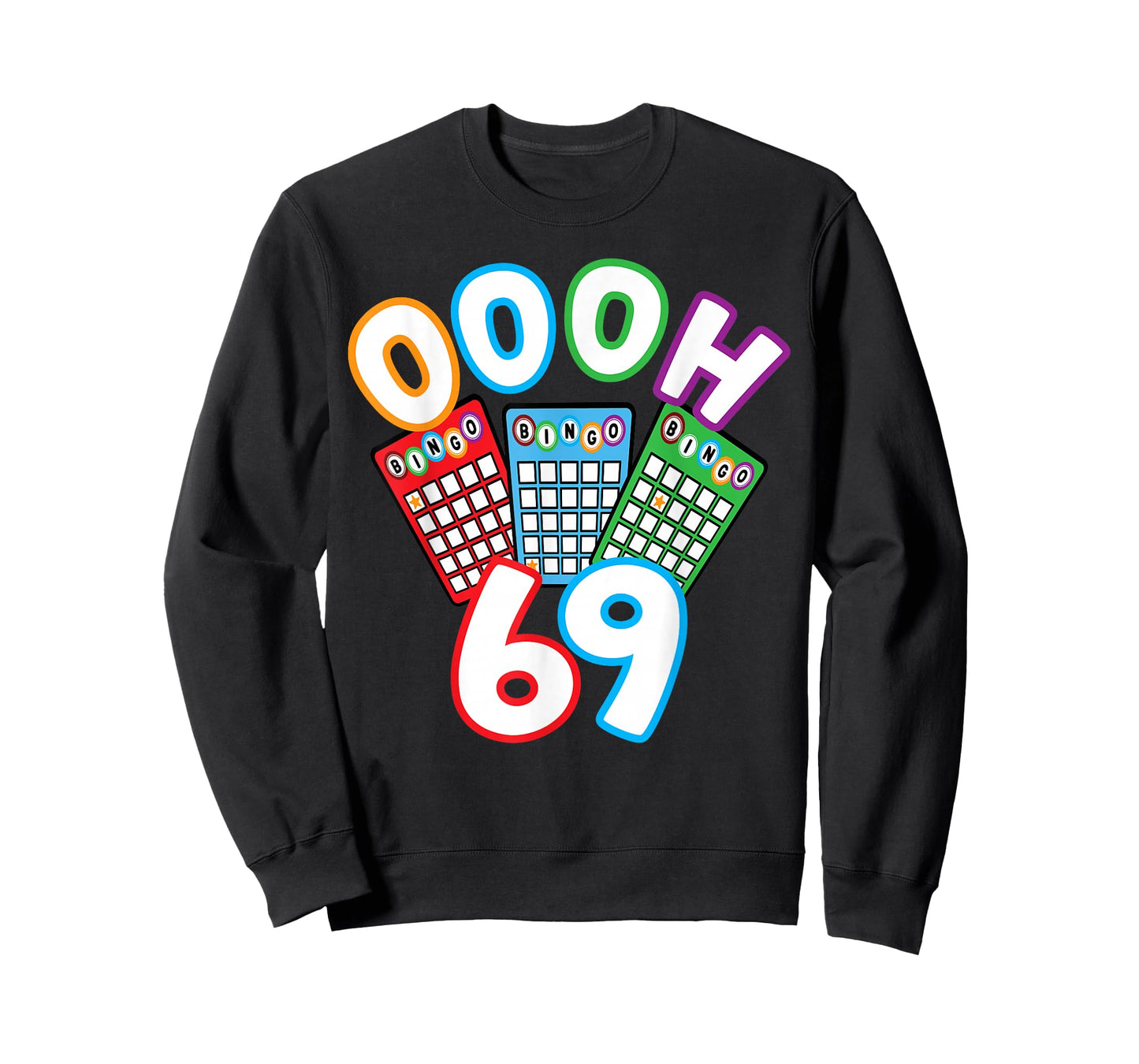 Funny Bingo Player Oooh 69 Adult Humor Game Night Funny Gift T-Shirt