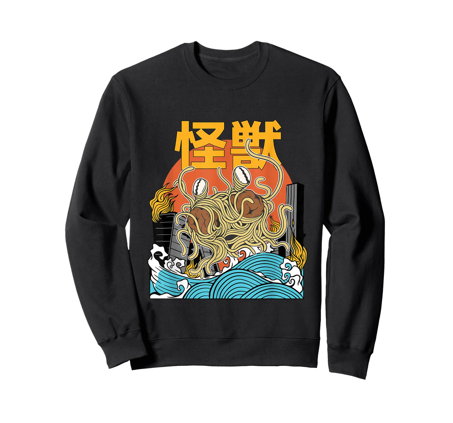 Flying Spaghetti Monster Sunset Japanese T-Shirt