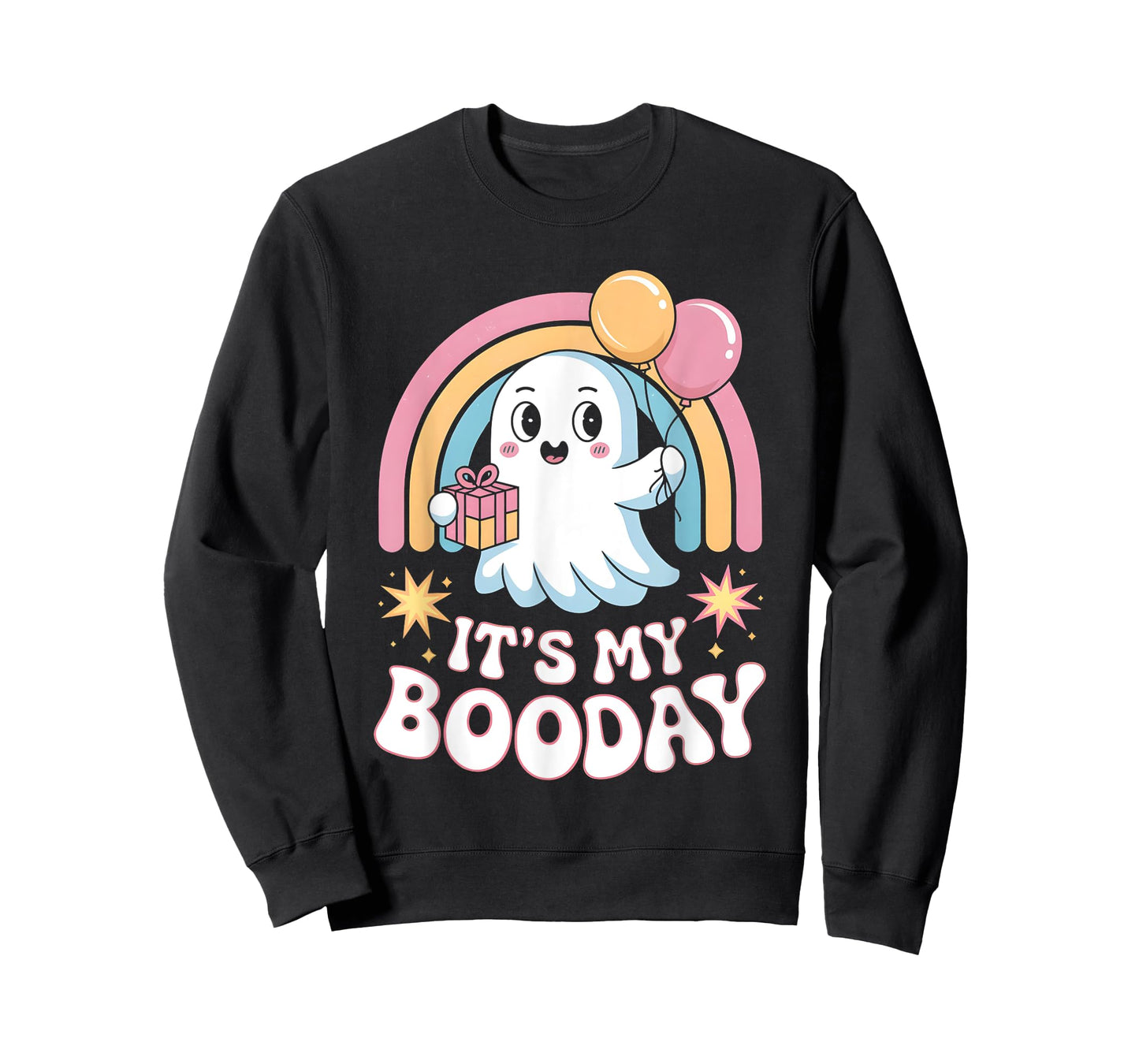 It's My Booday Halloween Ghost Costume For Kids Toddlers T-Shirt