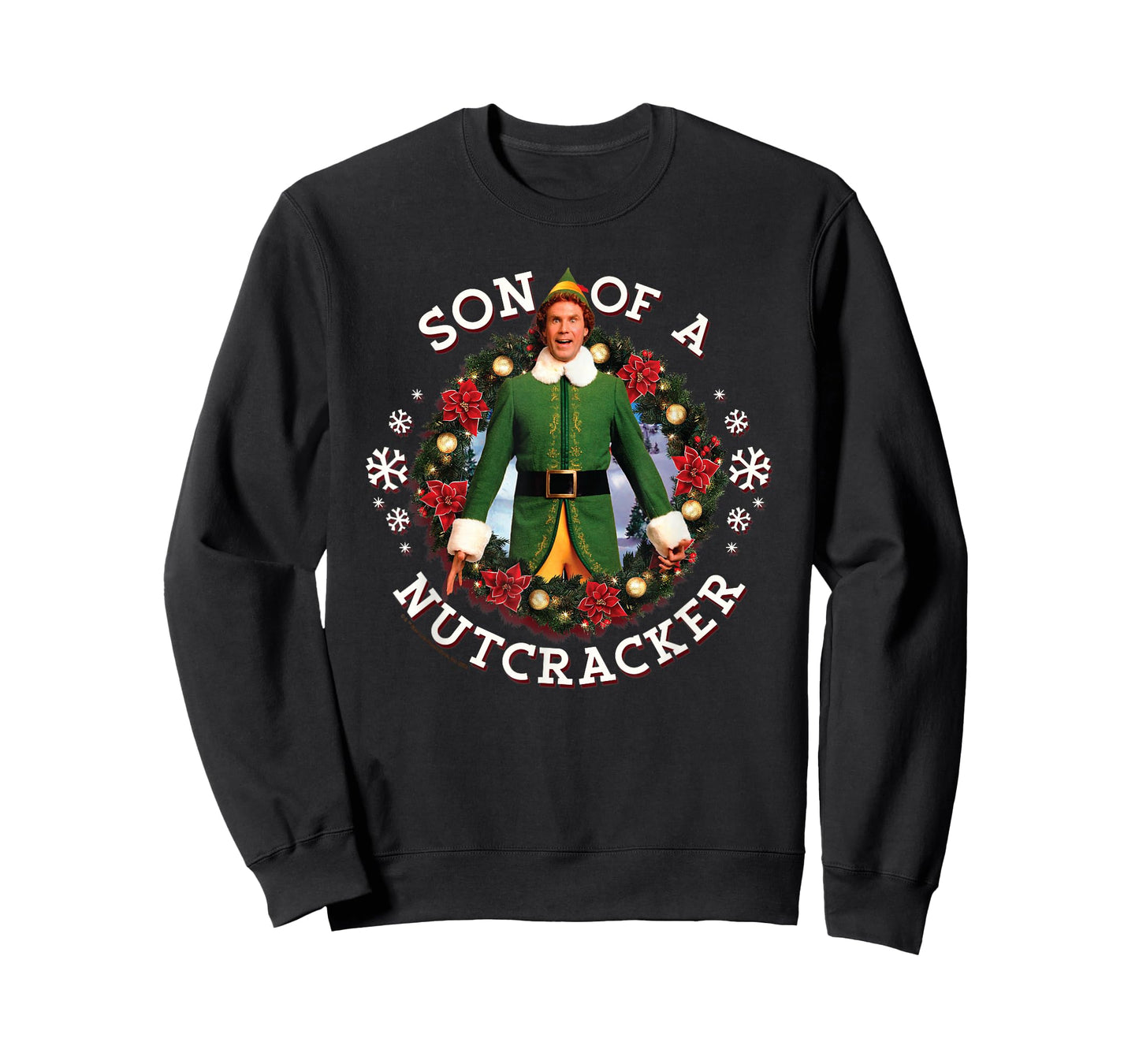 Elf - Son of A Nutcracker Wreath T-Shirt