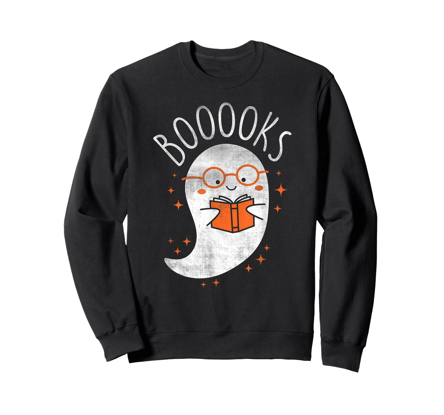 Cute Ghost Book Reading Halloween Teacher Top T-Shirt