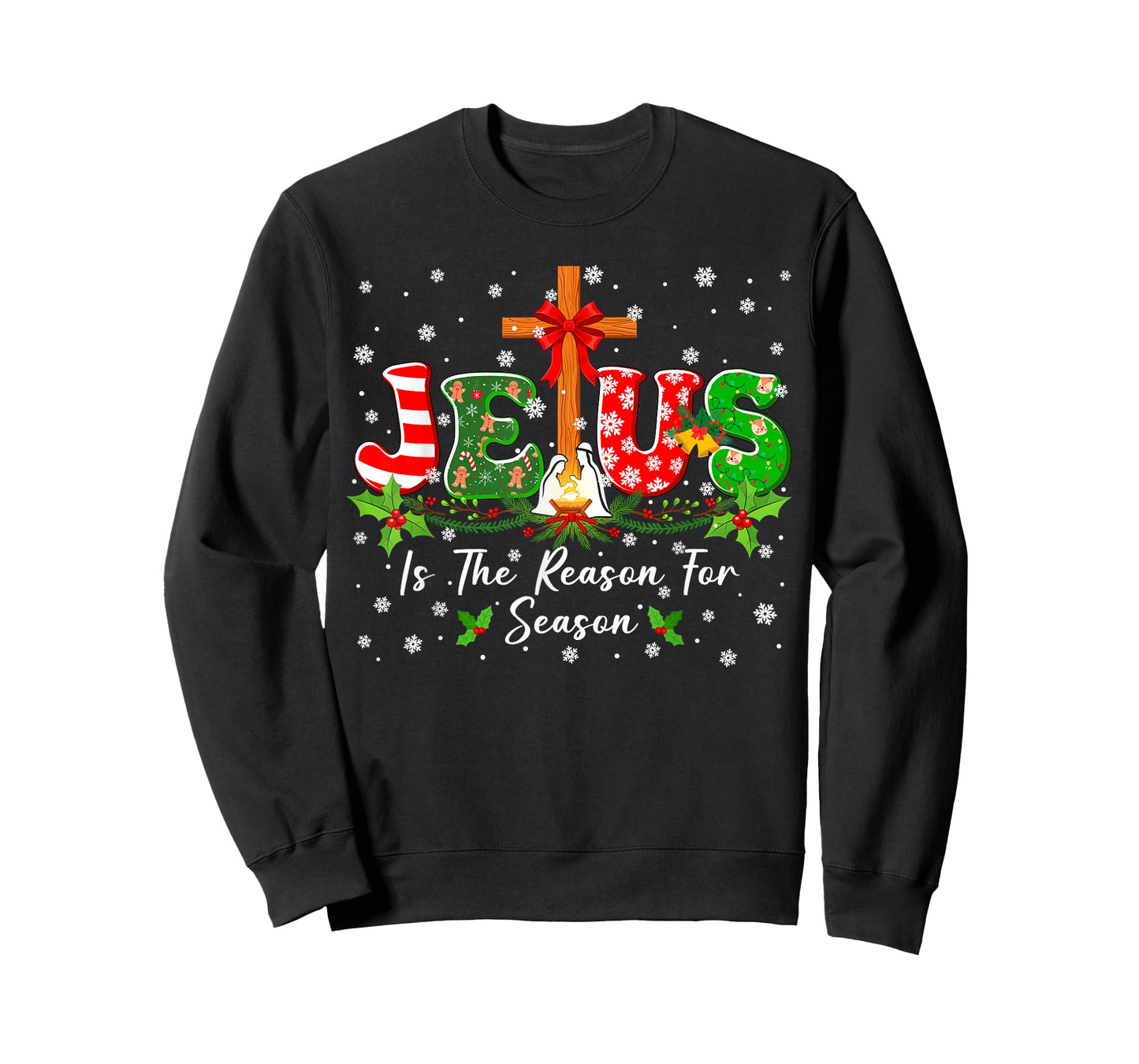 Christian is The Reason for The Season Christmas Xmas Men T-Shirt