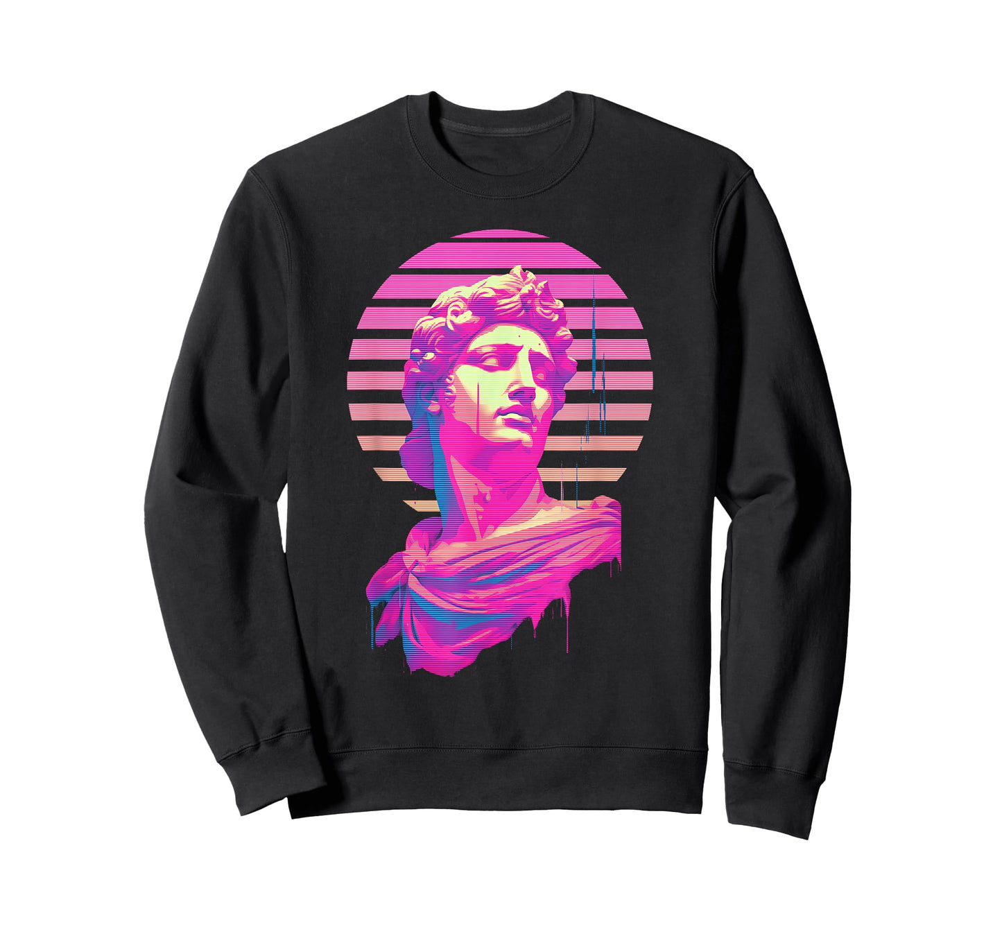 Apollo Vaporwave Aesthetic Greek God Retrowave Graphic T-Shirt