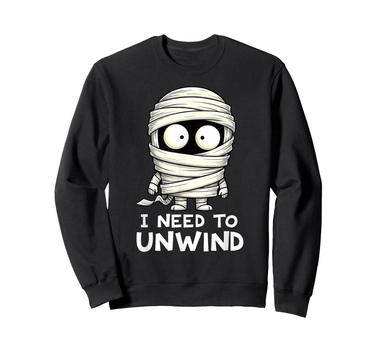 I Need to Unwind Funny Mummy Halloween T-Shirt
