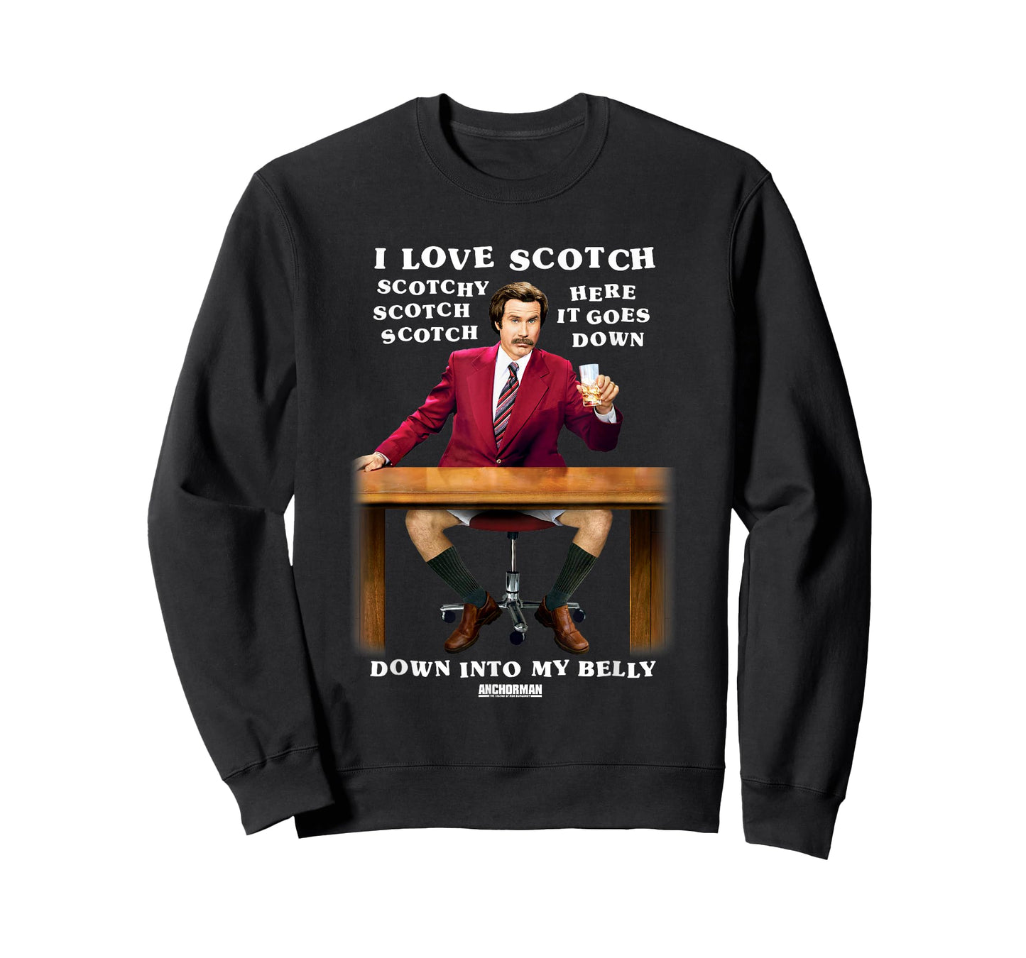 Anchorman Ron I Love Scotch T-Shirt