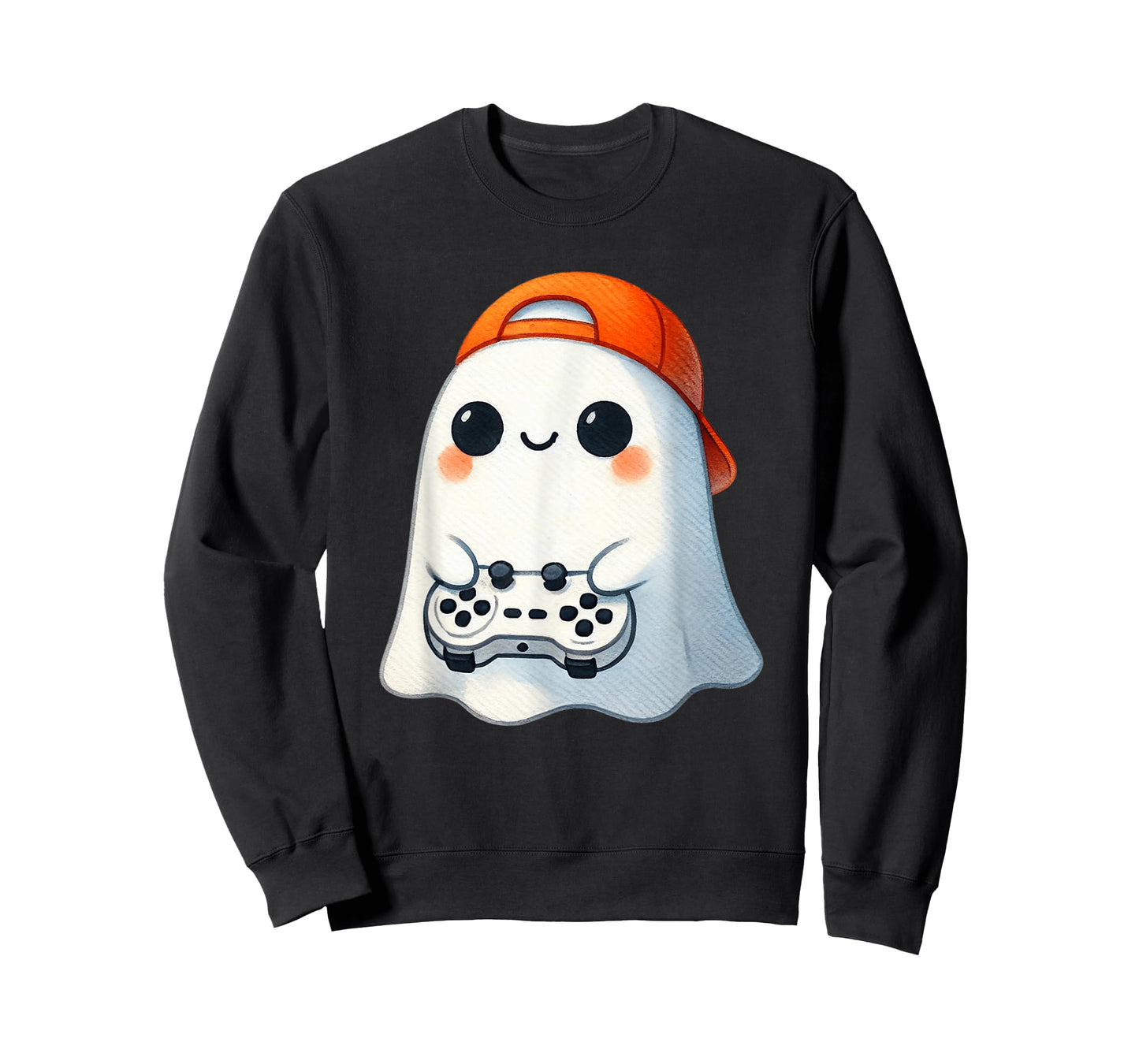 Halloween Ghost Gamer Video Gaming Boys Men Kids Cute Tees T-Shirt