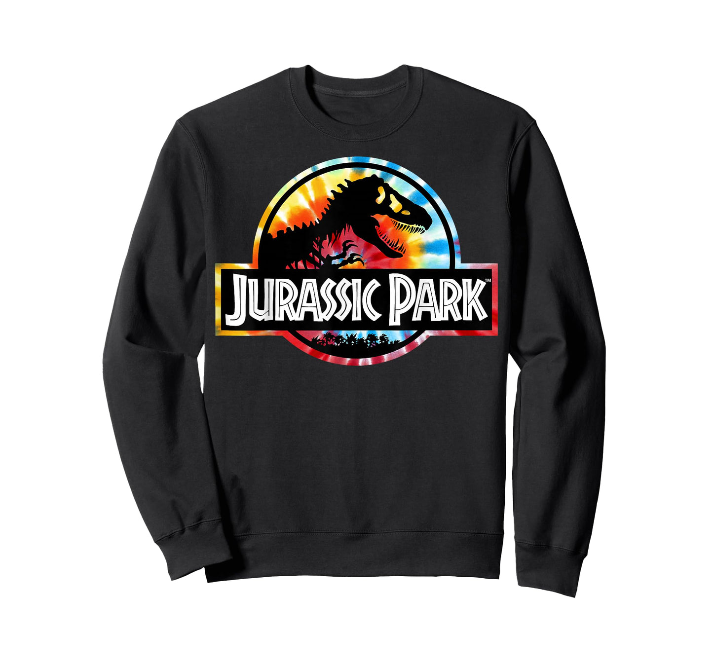 Jurassic Park Tie Dye Circle Logo T-Shirt