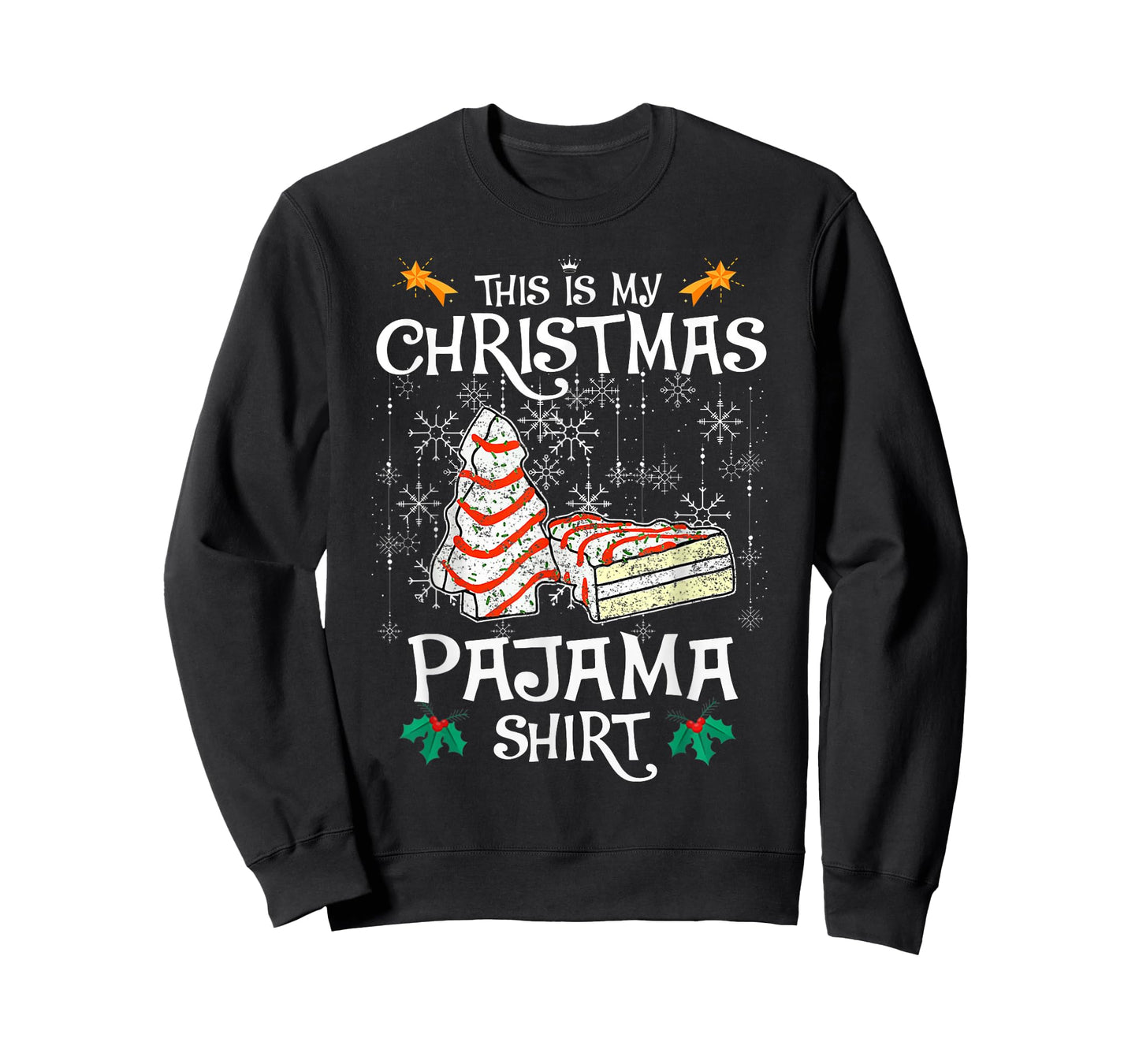 This is My Christmas Pajama Shirt Christmas Cake Debbie T-Shirt