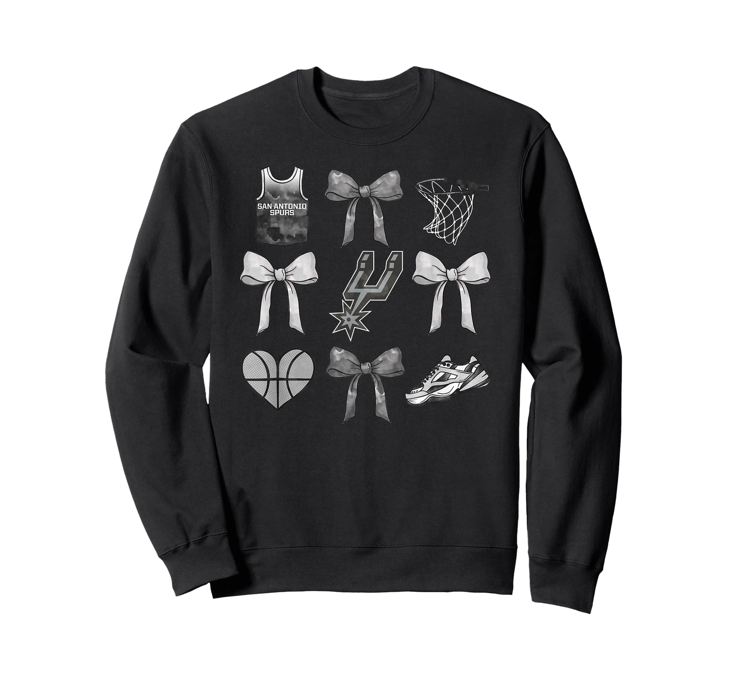 NBA San Antonio Spurs Bow Grid T-Shirt