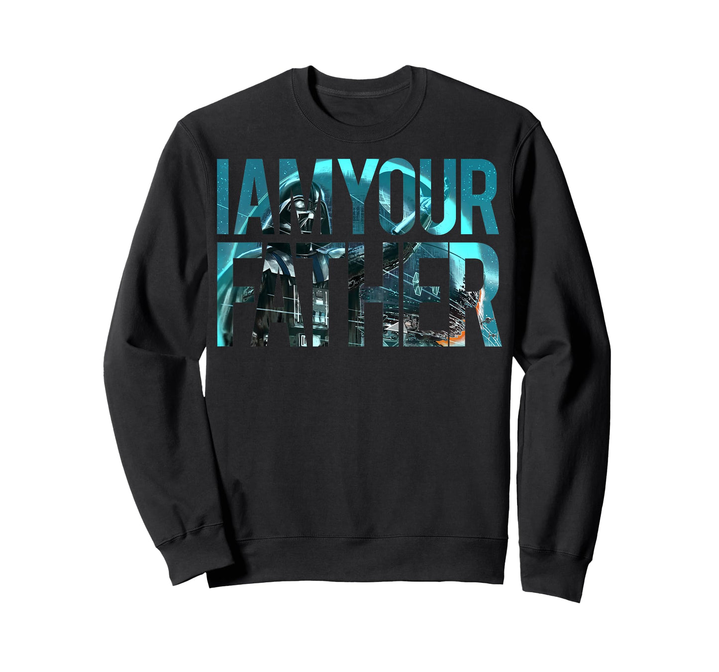 Star Wars Vader I AM YOUR FATHER Art Fill Graphic T-Shirt T-Shirt