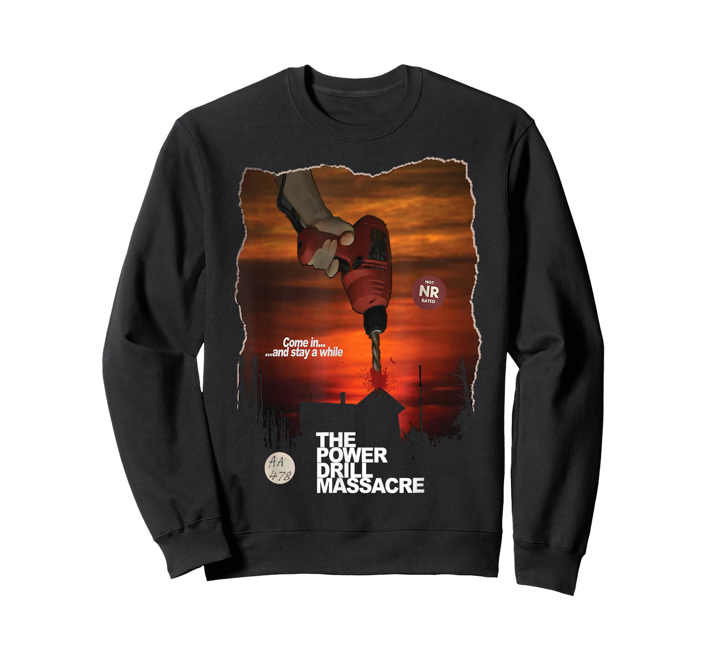 Power Drill Massacre Survival Horror Slasher Game T-Shirt