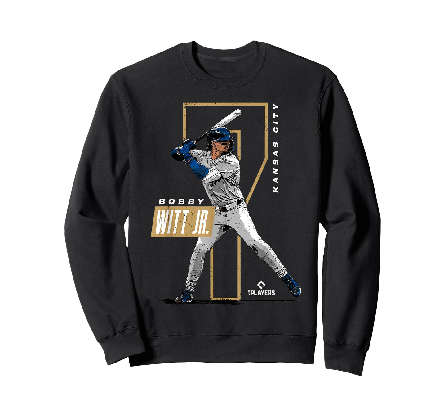 Bobby Witt Jr. | Kansas City Baseball Players | MLBWIT3002 T-Shirt