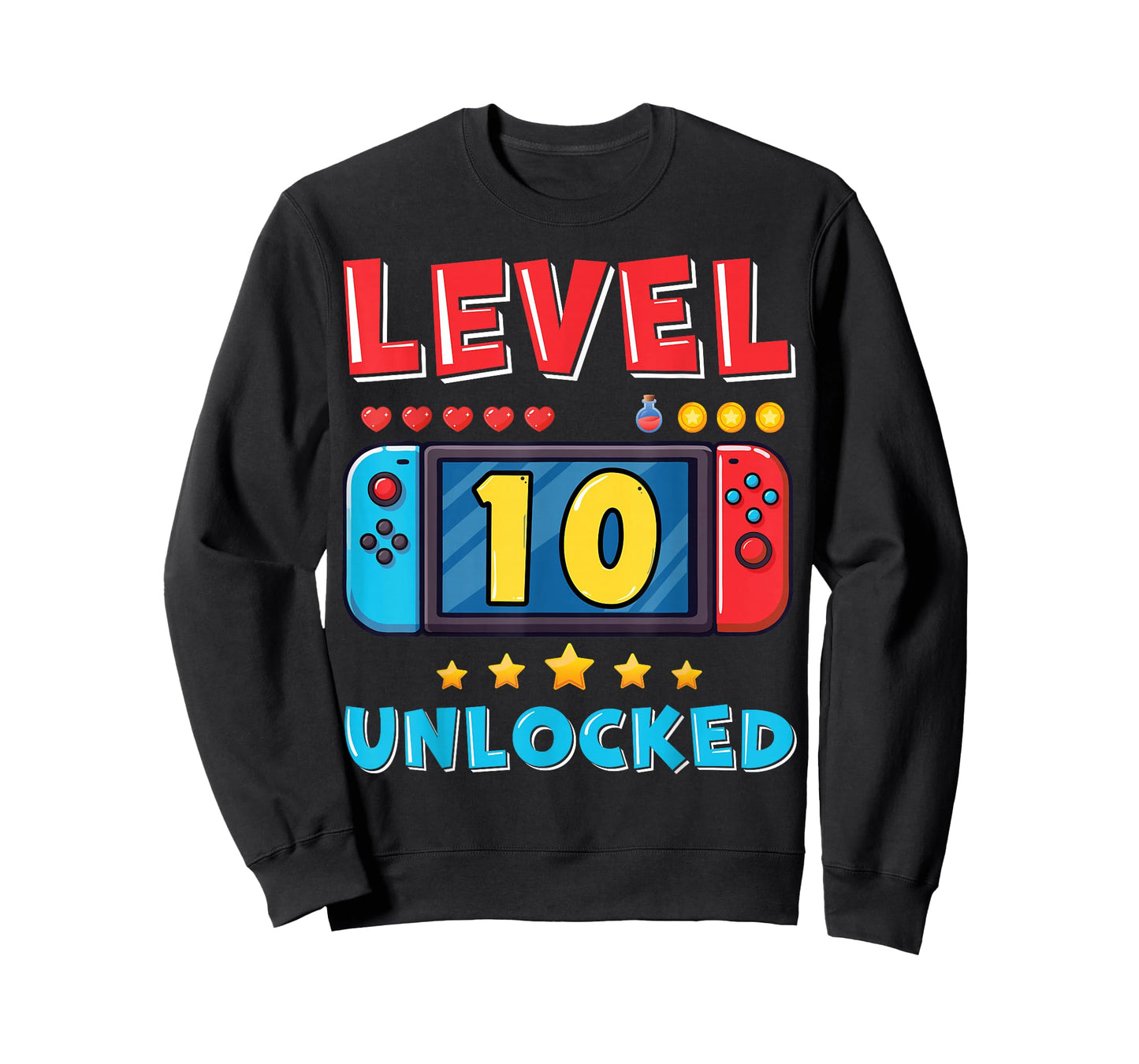 10 Year Old Bday Decorations Son Boy 10yr 10th Birthday T-Shirt