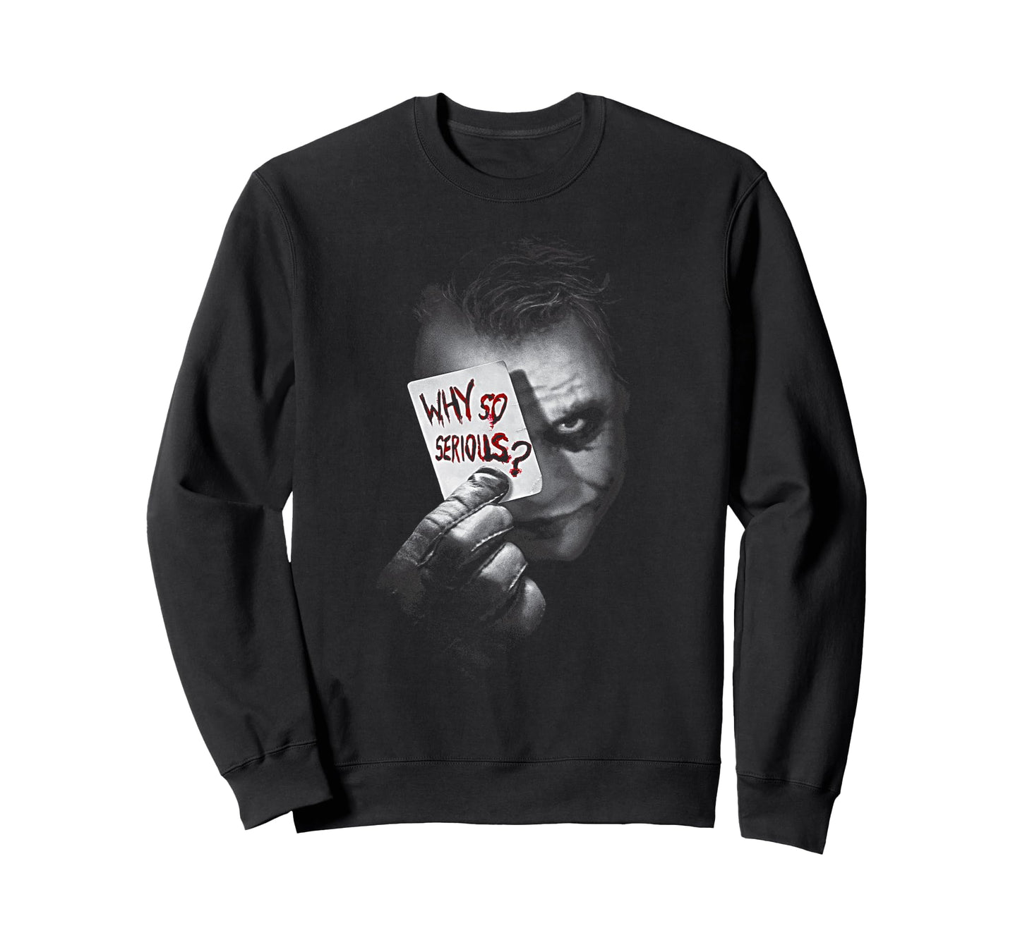 DC Dark Knight Photo Why So Serious T-Shirt Small