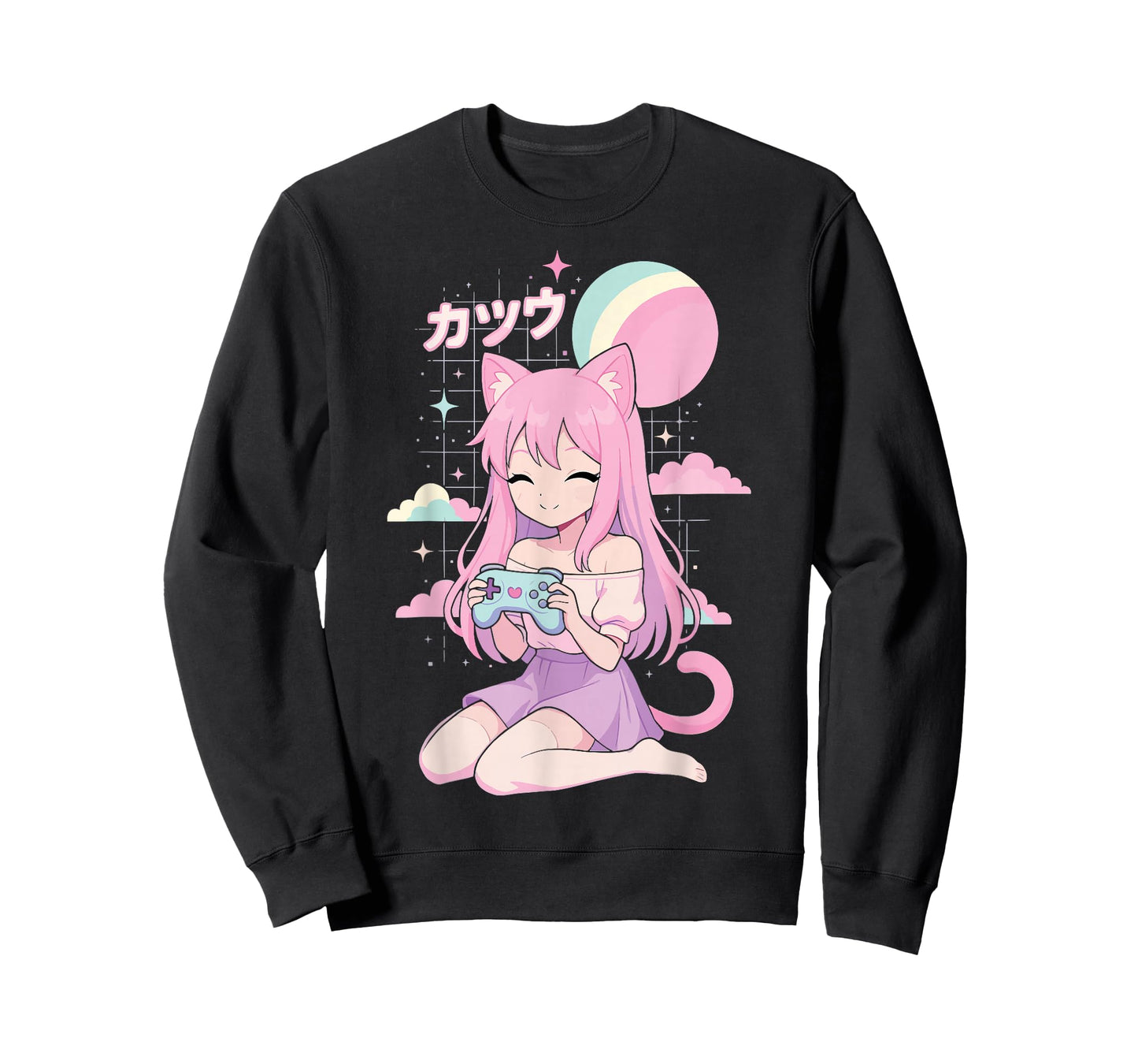 Anime Girl Gaming Kawaii Video Games T-Shirt