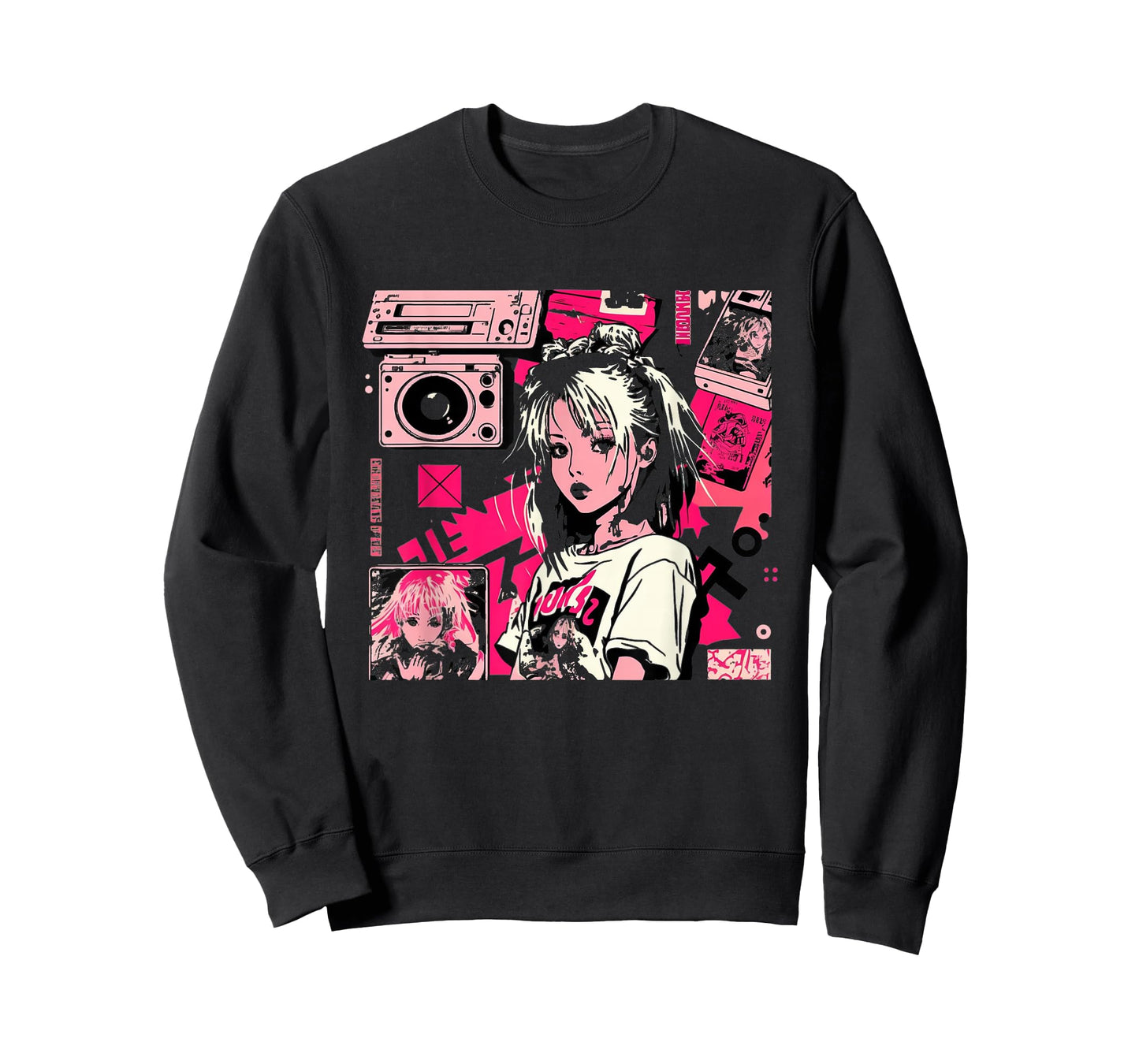 Retro Vaporwave Aesthetic 90s EGirl japanese art T-Shirt