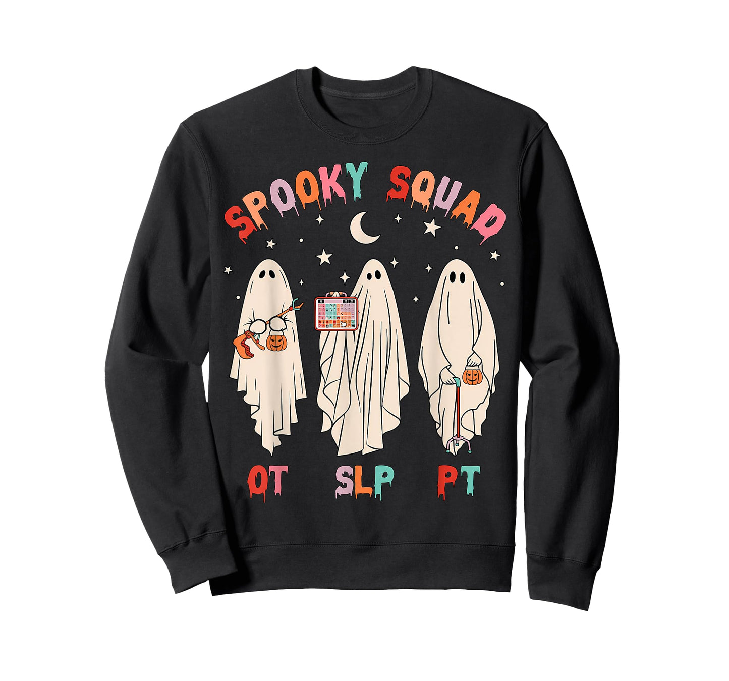 Spooky Squad SLP OT PT Ghost Occupational Therapy T-Shirt