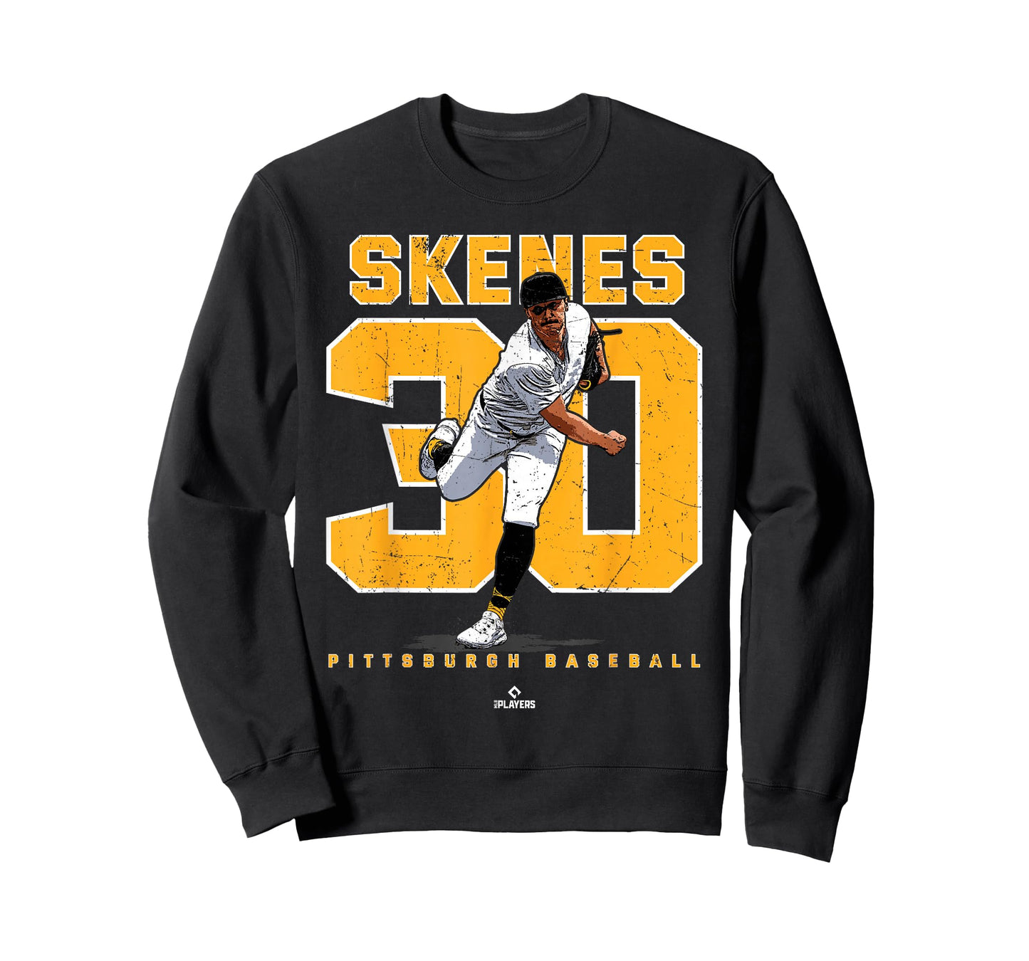 Number & Portrait Paul Skenes Pittsburgh MLBPA T-Shirt