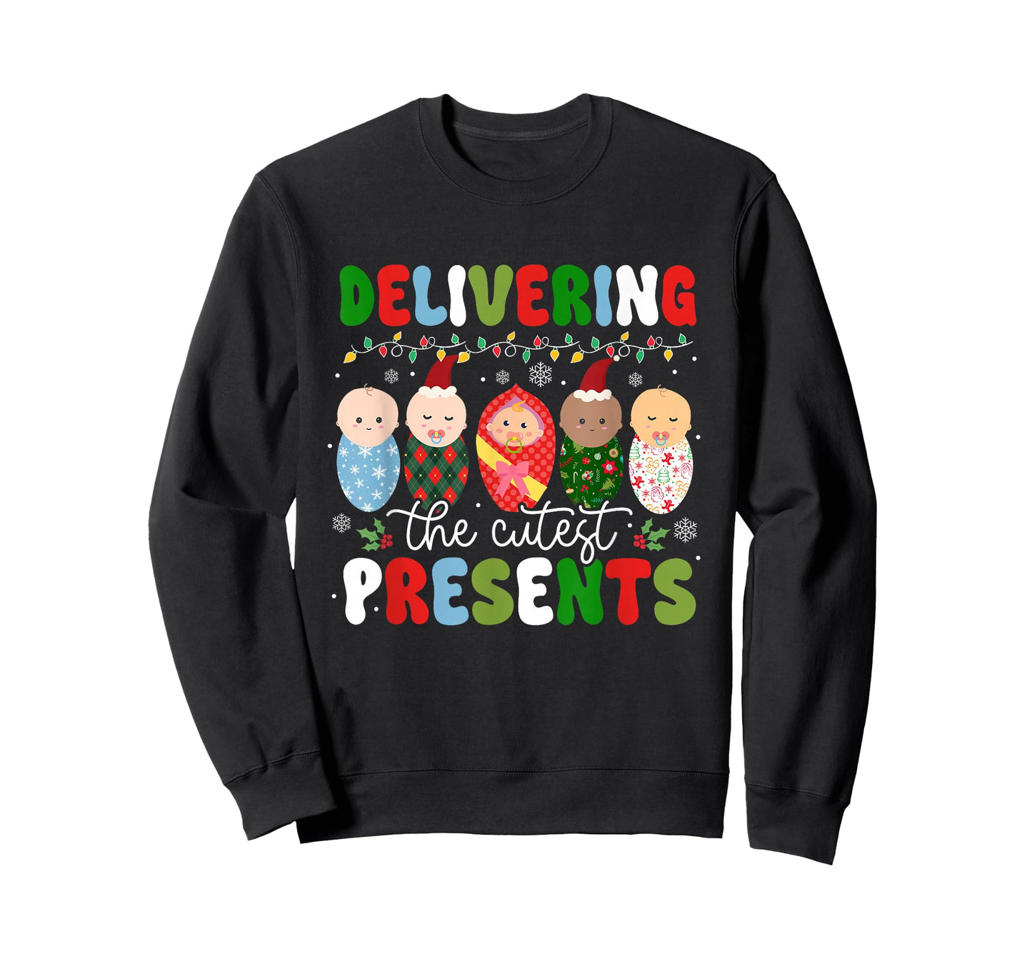 Delivering The Cutest Presents Labor & Delivery Christmas T-Shirt