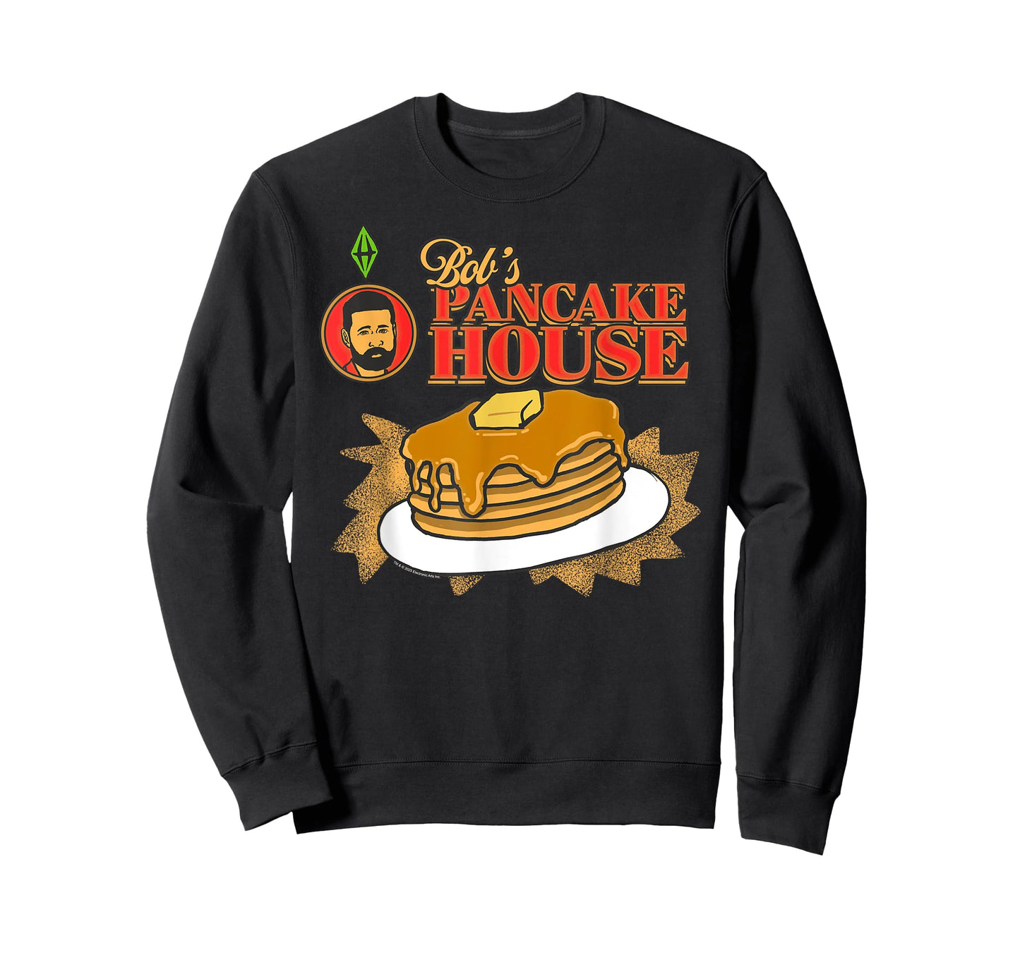 The Sims Bob's Pancakes House Funny Video Game T-Shirt